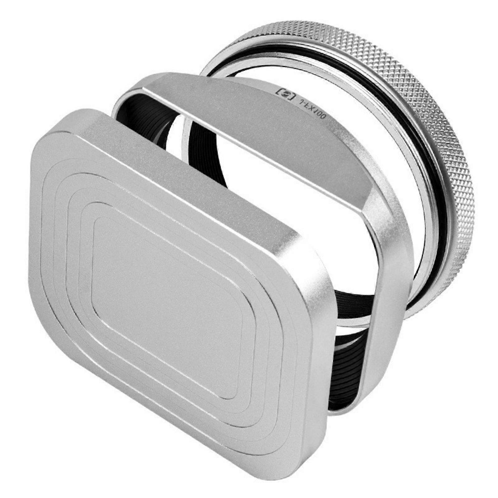 Aluminum Alloy Square Lens Hoods for X100V X100T/F X100VI Cameras Reduces and Ghostings Enhancing Photography Experience Multicolor