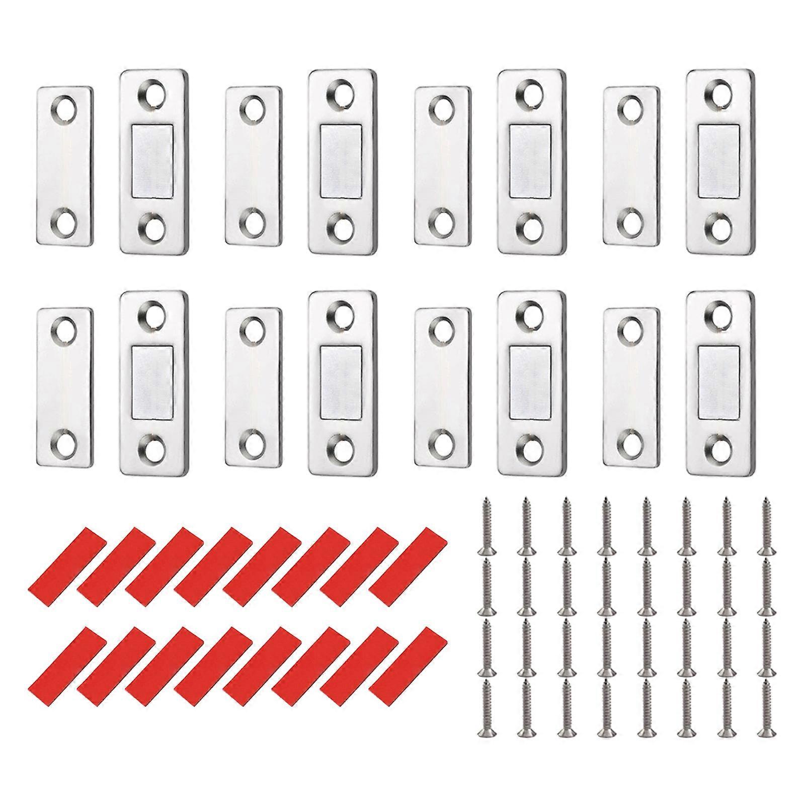 Concealed Magnetic Cabinet Closure System Moisture Proof Silver Metal Fastener Hardware For Seamlessly Furniture Integration  8