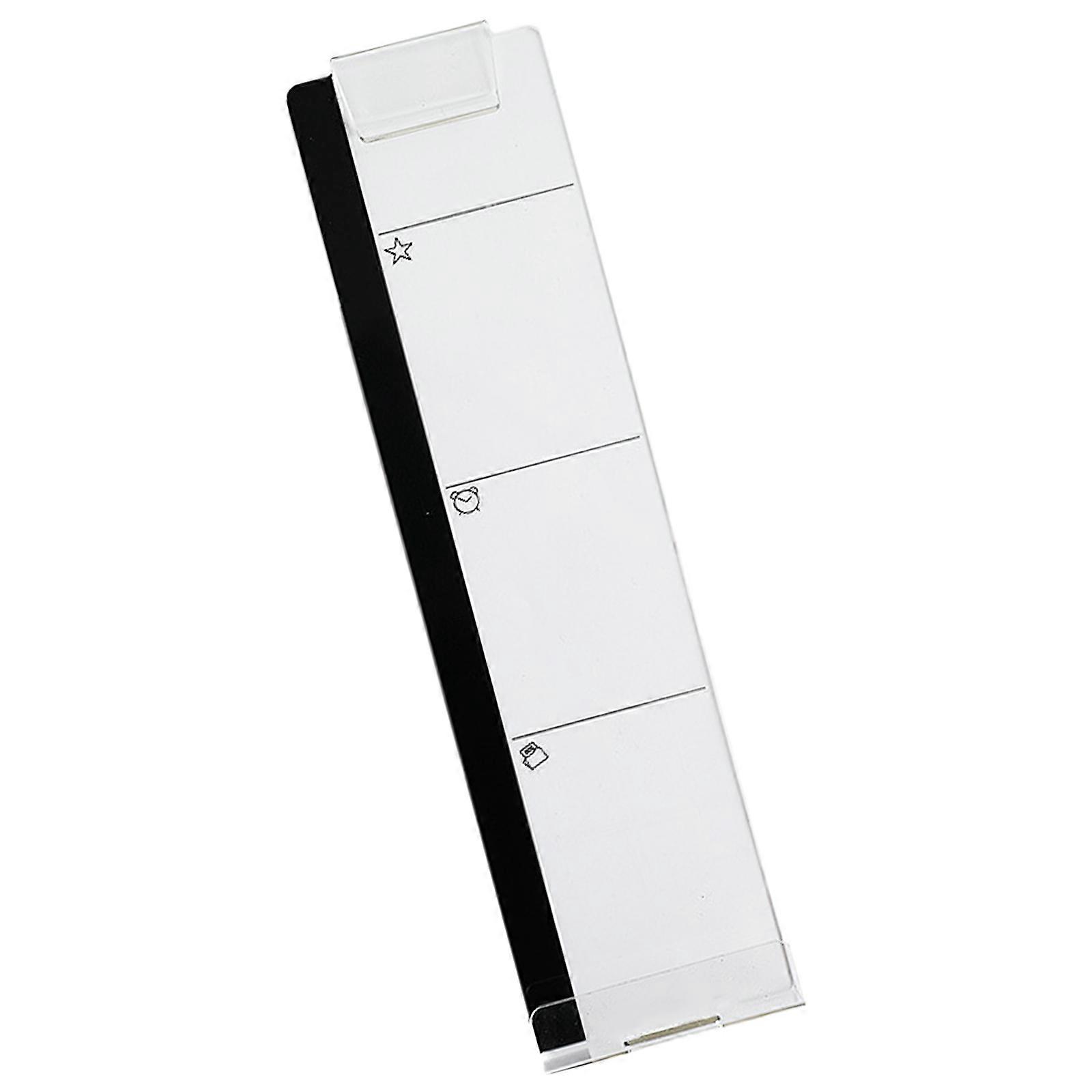 Computer Monitors Note Board Side Mount Computer Sticky Note Holder Message Memo Panel for Office Computer Screen Multicolor