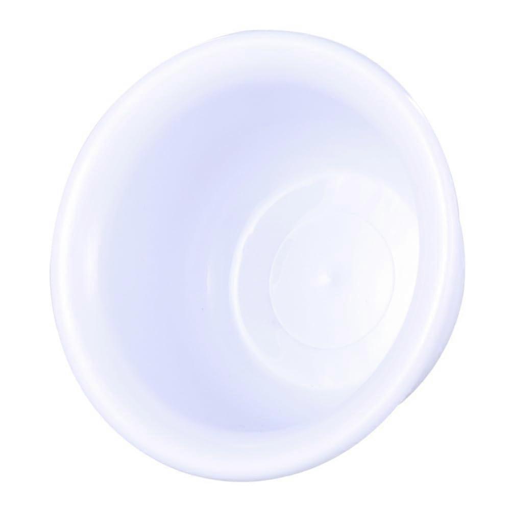 Shaving Soap Bowl Plastic Mug for Men with Handle, White Shaving Cream Foam Cup 3.46 x 1.65 Inches