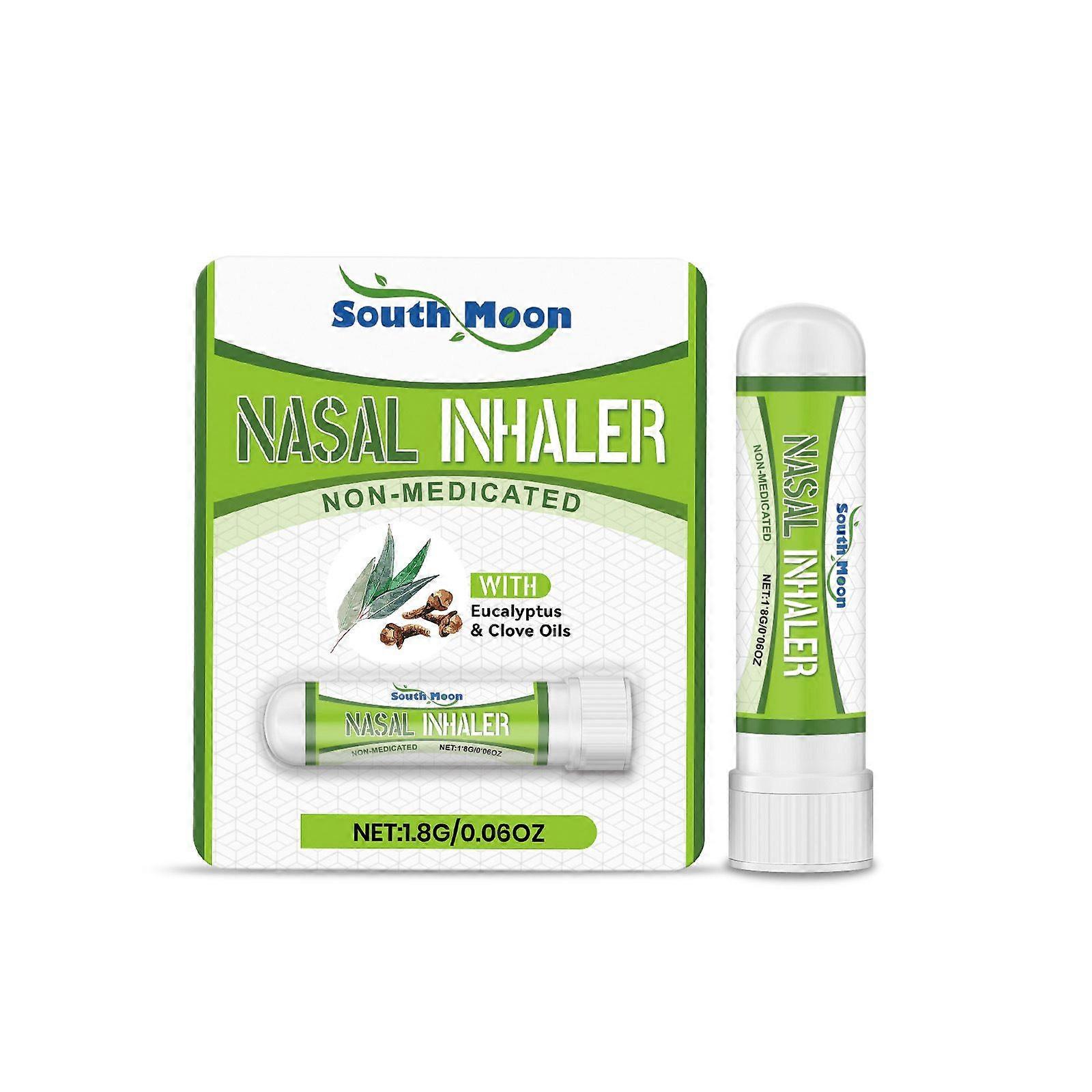 Aspirateur nasal SOUTH MOON Eucalyptus - Parfum menthe, aspirateur nasal portable pour le nettoyage et l'hygiène nasale quotidiens