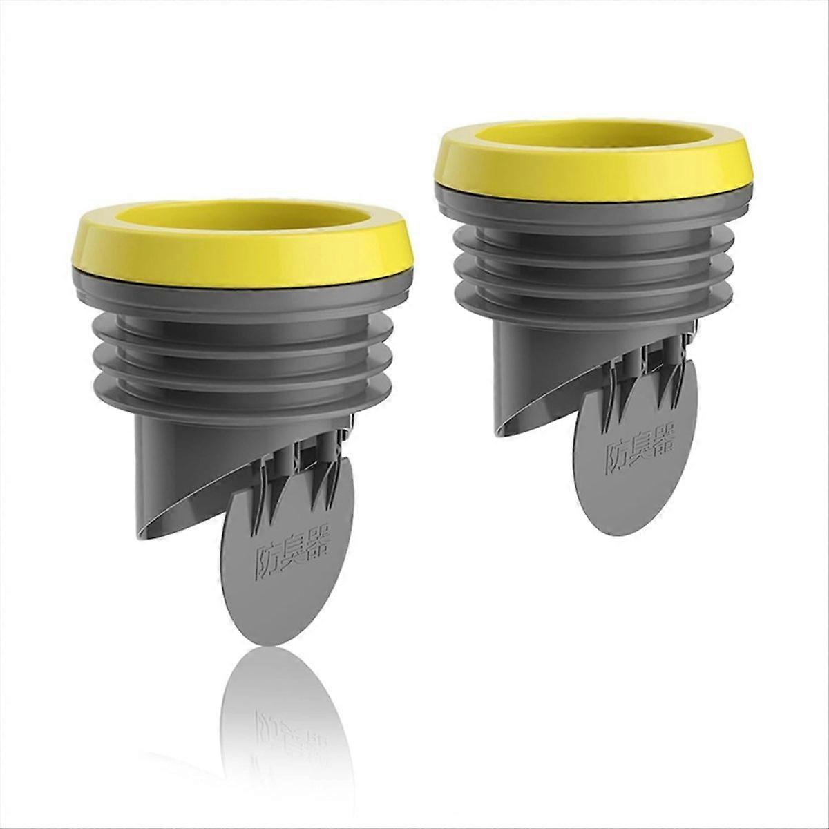 2PCS Toilet Flanges Wax Rings with Prevent Backflow Valve