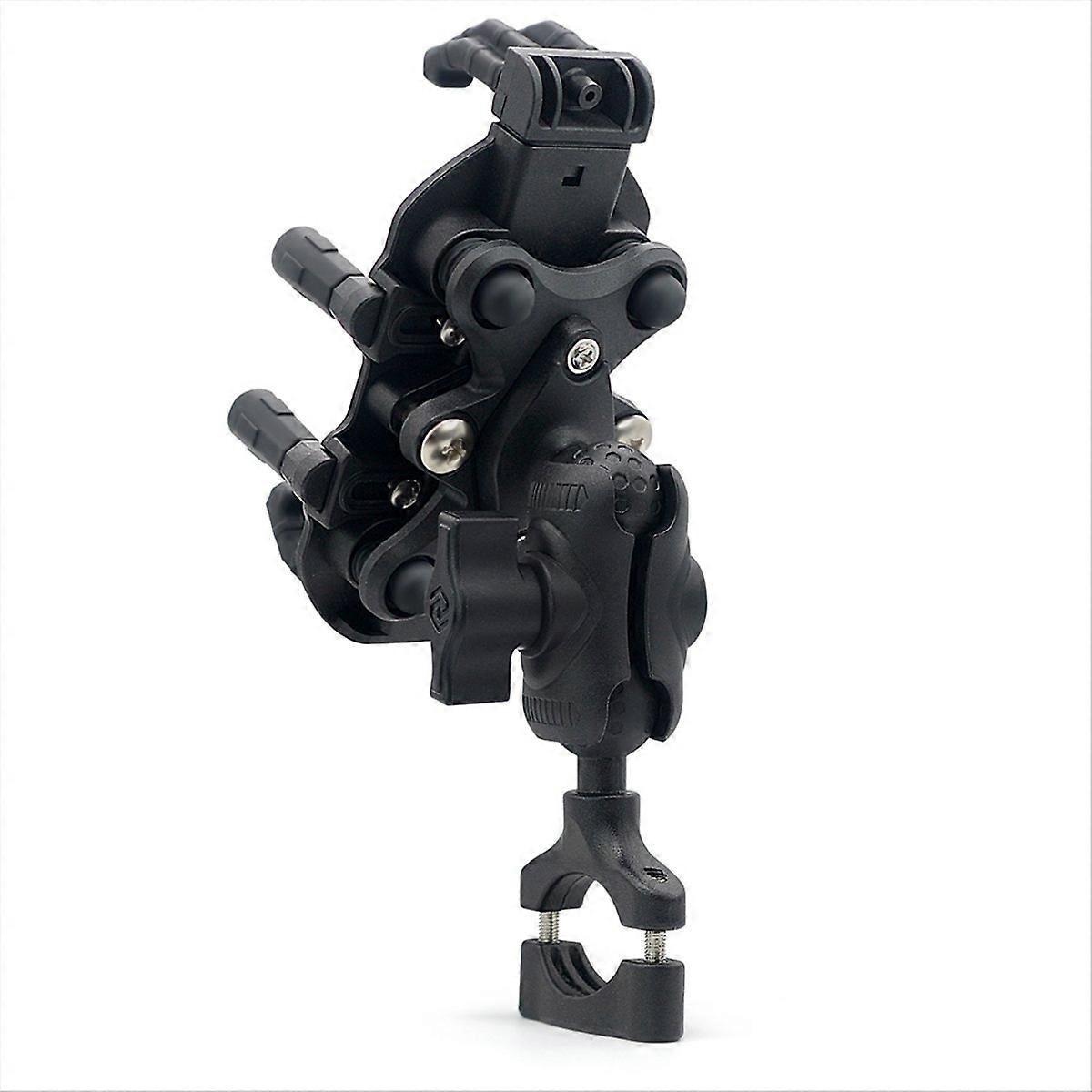 Motorcycle Phone Mount with Vibration Dampener, 1-Hand Operation