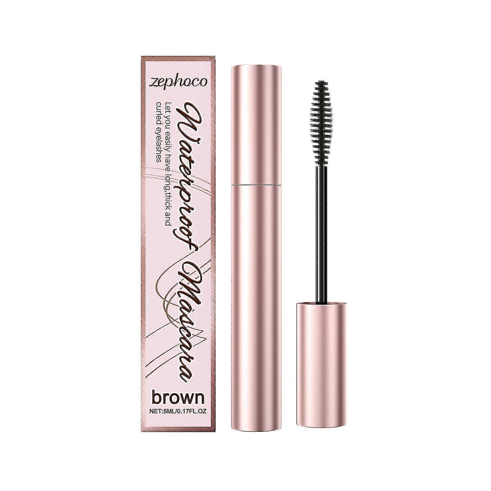 Zephoco Brown Curly Mascara Is A Daily Moisturizing, Natural And Beautiful Mascara That Lasts Long And Does Not Easily Smudge Eye Makeup