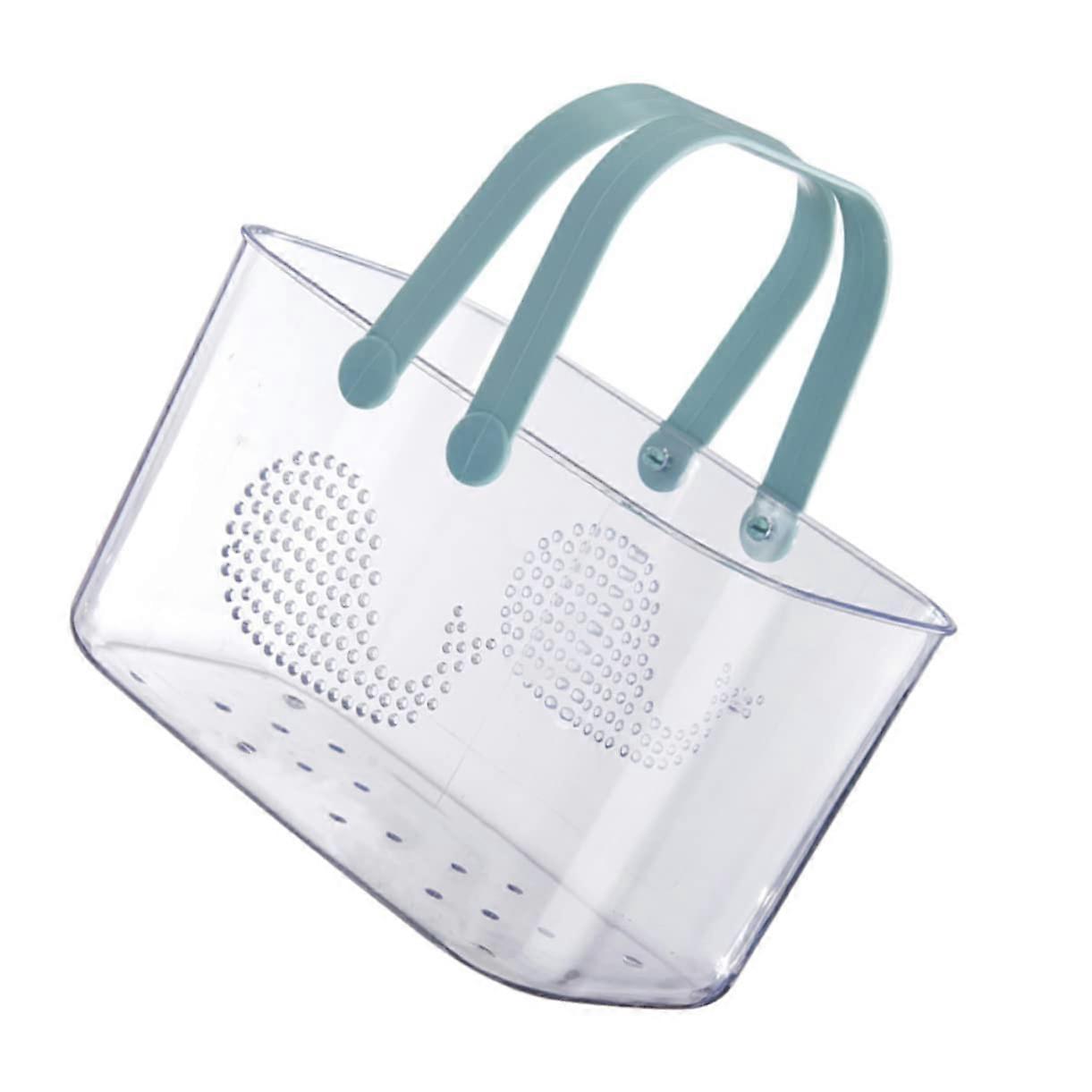 Plastic Shower Caddy with Handle Large Capacity Bathroom Storage Basket for Bathroom or Kitchen