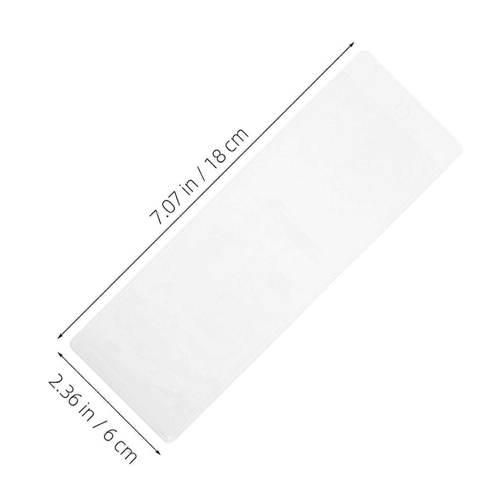 Clear PVC Bookmark Sleeves for Bookmark Protection 20Pcs Pack