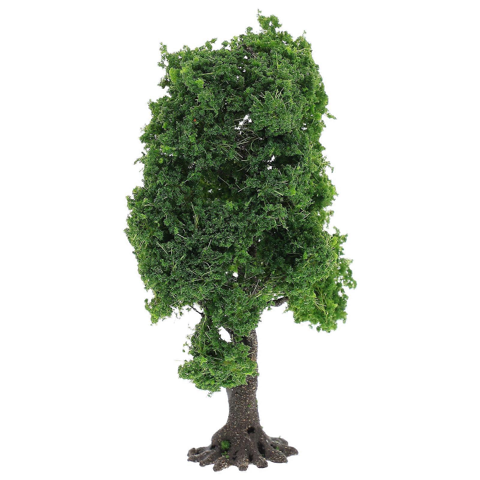 Micro Landscape Miniature Tree Model for Crafts Plastic Green