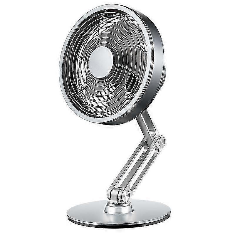 desk fan small portable adjustable for desktop