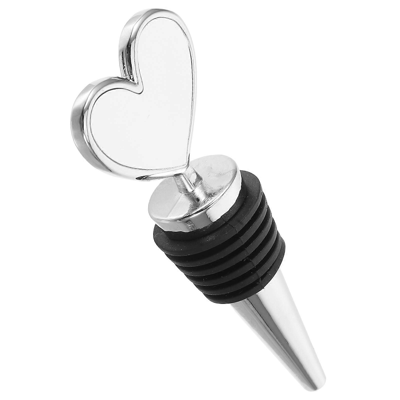 DIY Silver Aluminum Alloy Leakproof Seal Plug for Corks