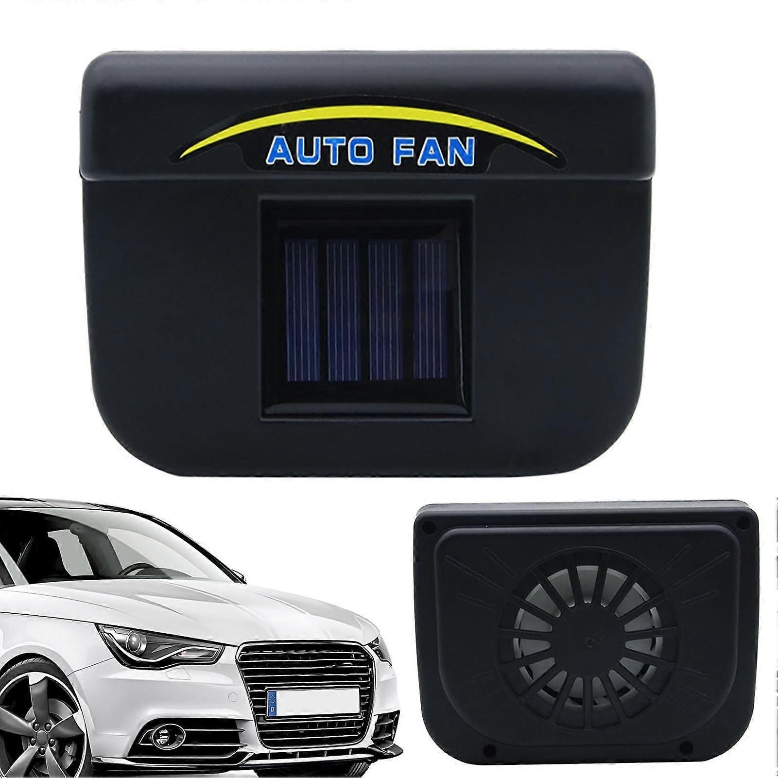 Solar Car Fan Solar Powered Ventilation System for Window Cooling and Energy Saving