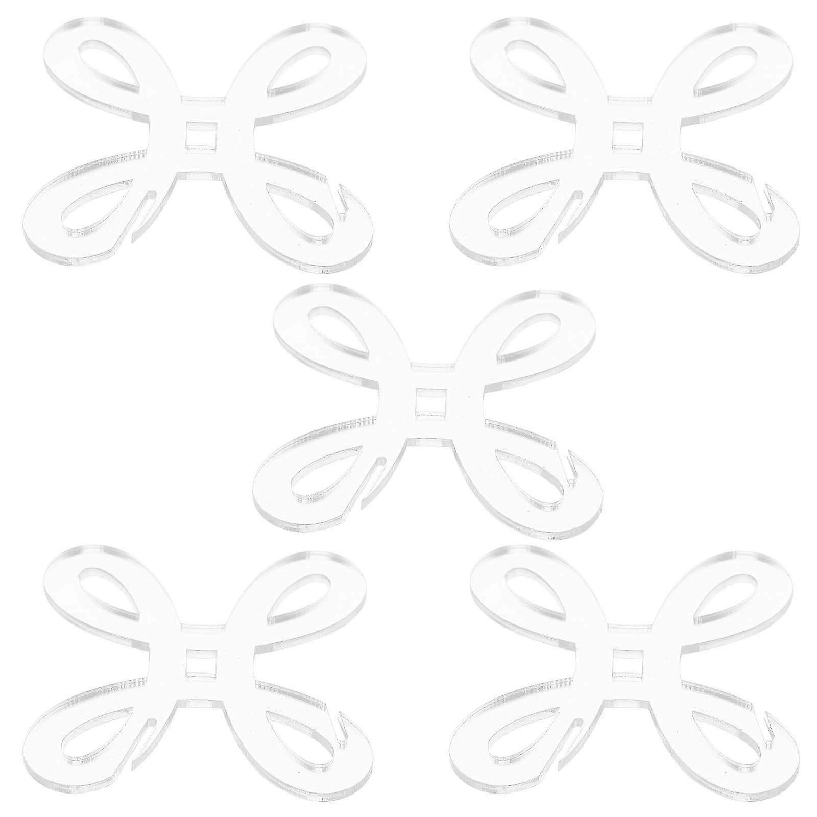 Yarn Bobbins Transparent Acrylic Thread Winder for Sewing 5Pcs Pack