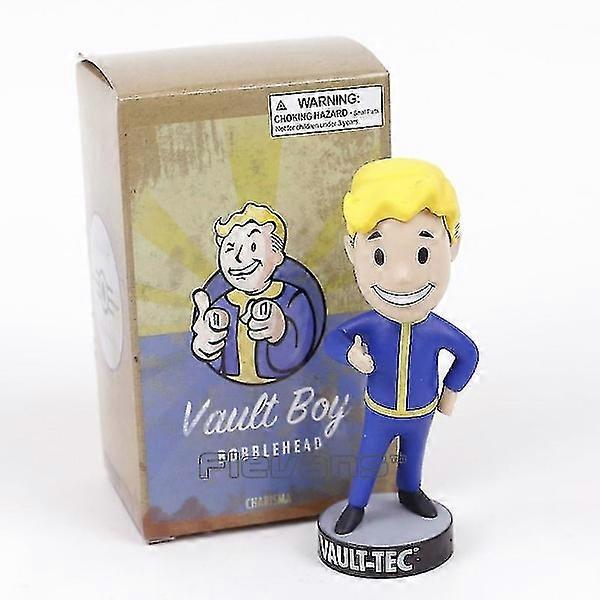 Fallout Vault Boy Bobble Head PVC Action Figure Collectible Model Toy Brinquedos 7 Styles[HK] E Charisma
