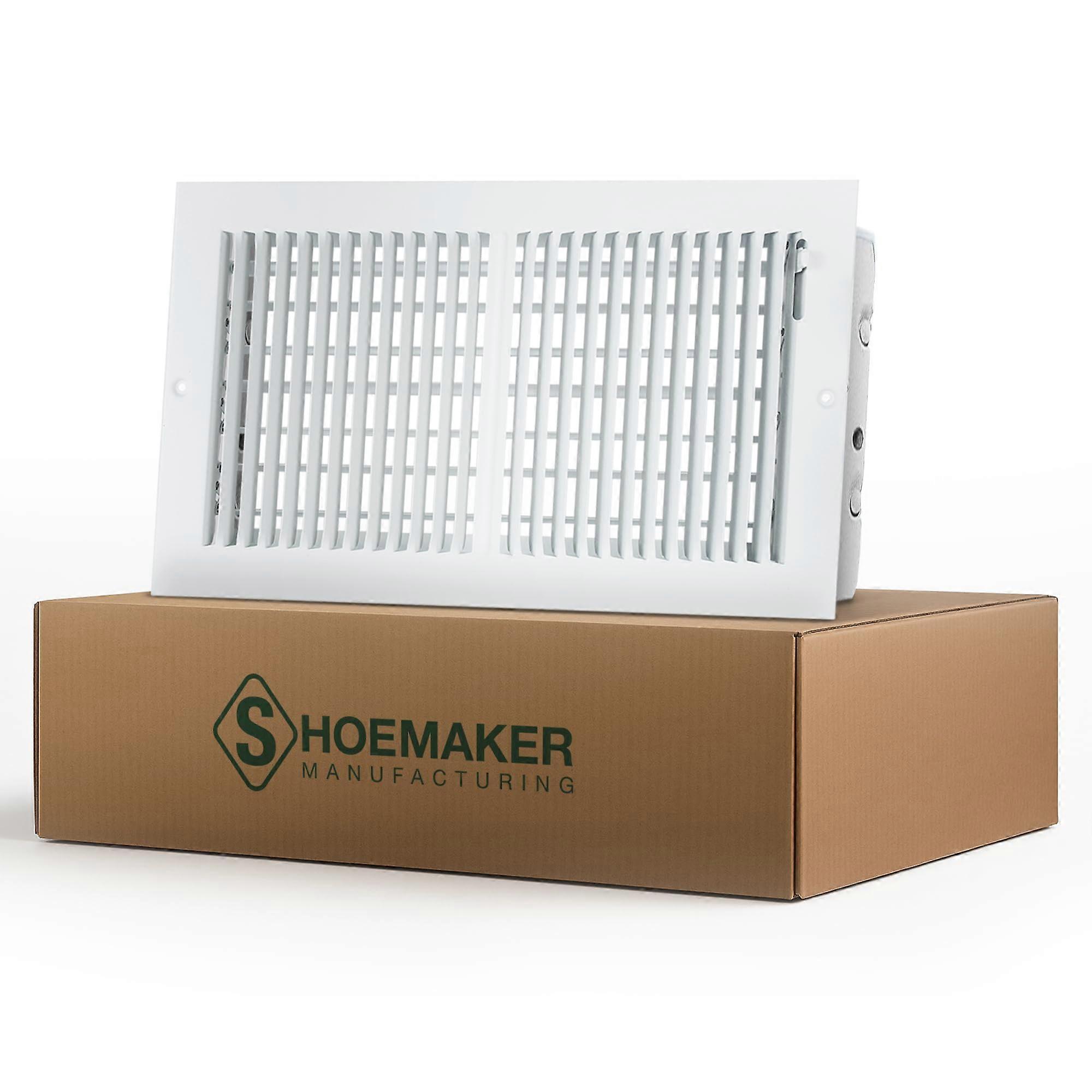 14x8 Soft White Air Vent Cover for Wall and Ceiling Register with Quiet Adjustable Airflow