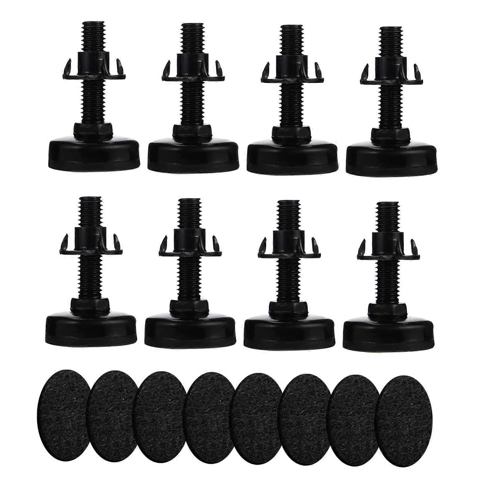8pcs Adjustable Furniture Legs Leveling Feet for Sofa Table Desk Height Risers Heavy Duty