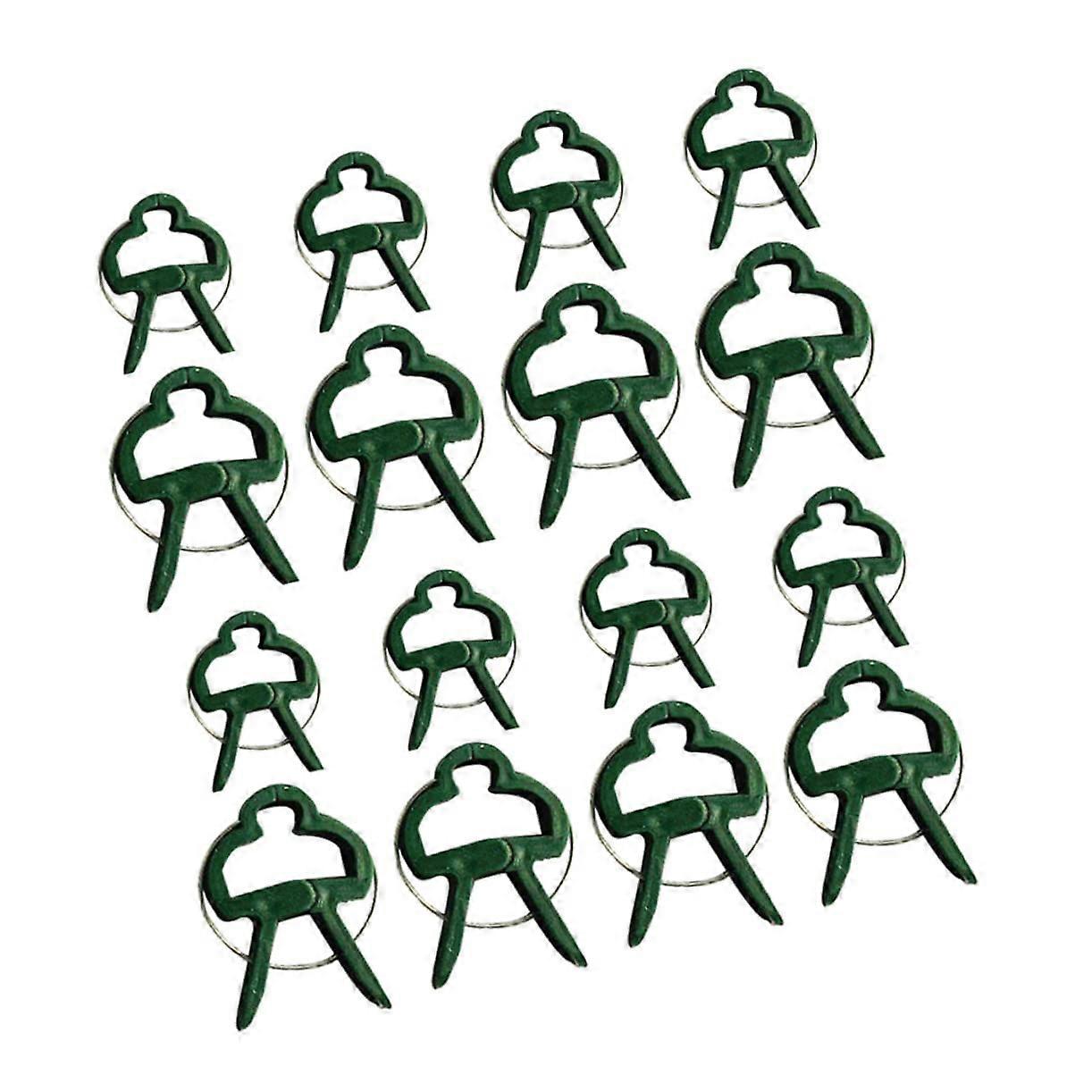 40pcs Plant Support Clips with Flexible Release Design for Vegetables and Flowers Stem Support