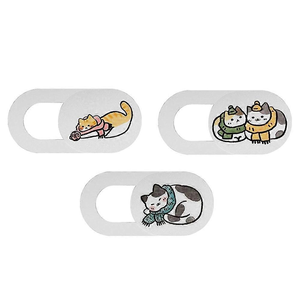 Camera Privacy Covers ABS Webcam Covers for Anti-Peeping 3Pcs Set