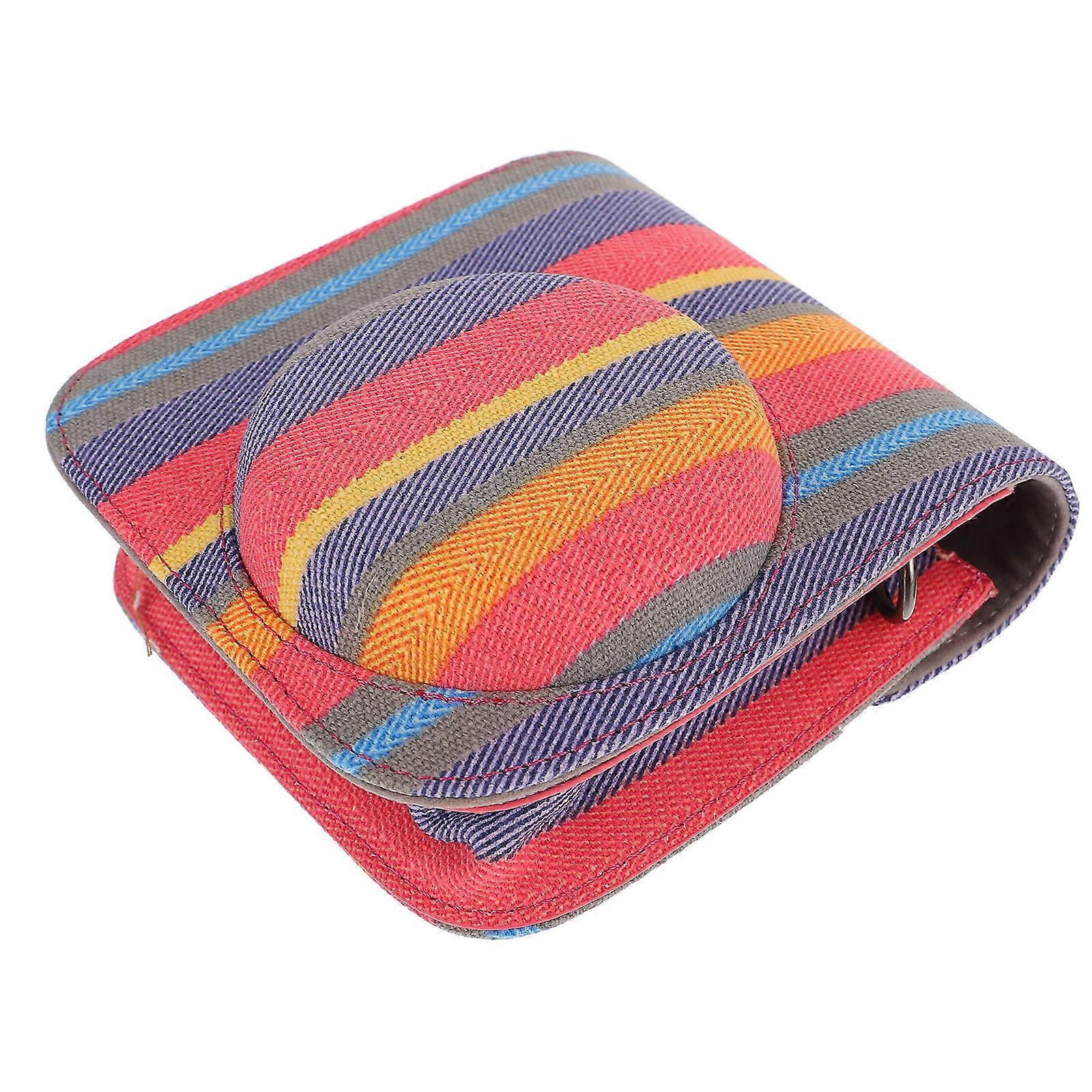 Instant Camera Pouch Storage Bag Protection Rectangular Shape 14X12.5X4.5CM Canvas Material 1Pc