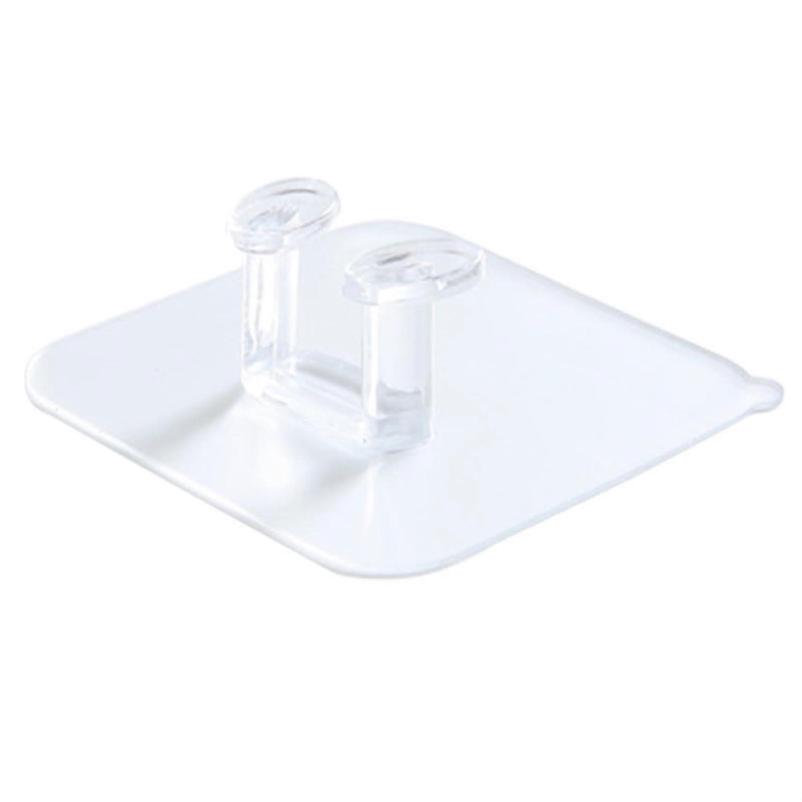 Wall Hooks Strong Self Adhesive Bathroom Towel Organizer Transparent Kitchen Storage Space Saver