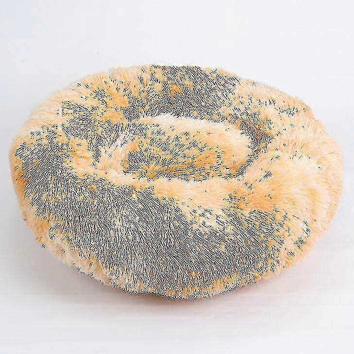 Super Soft Round Plush Marshmallow Bed For Pets 2025