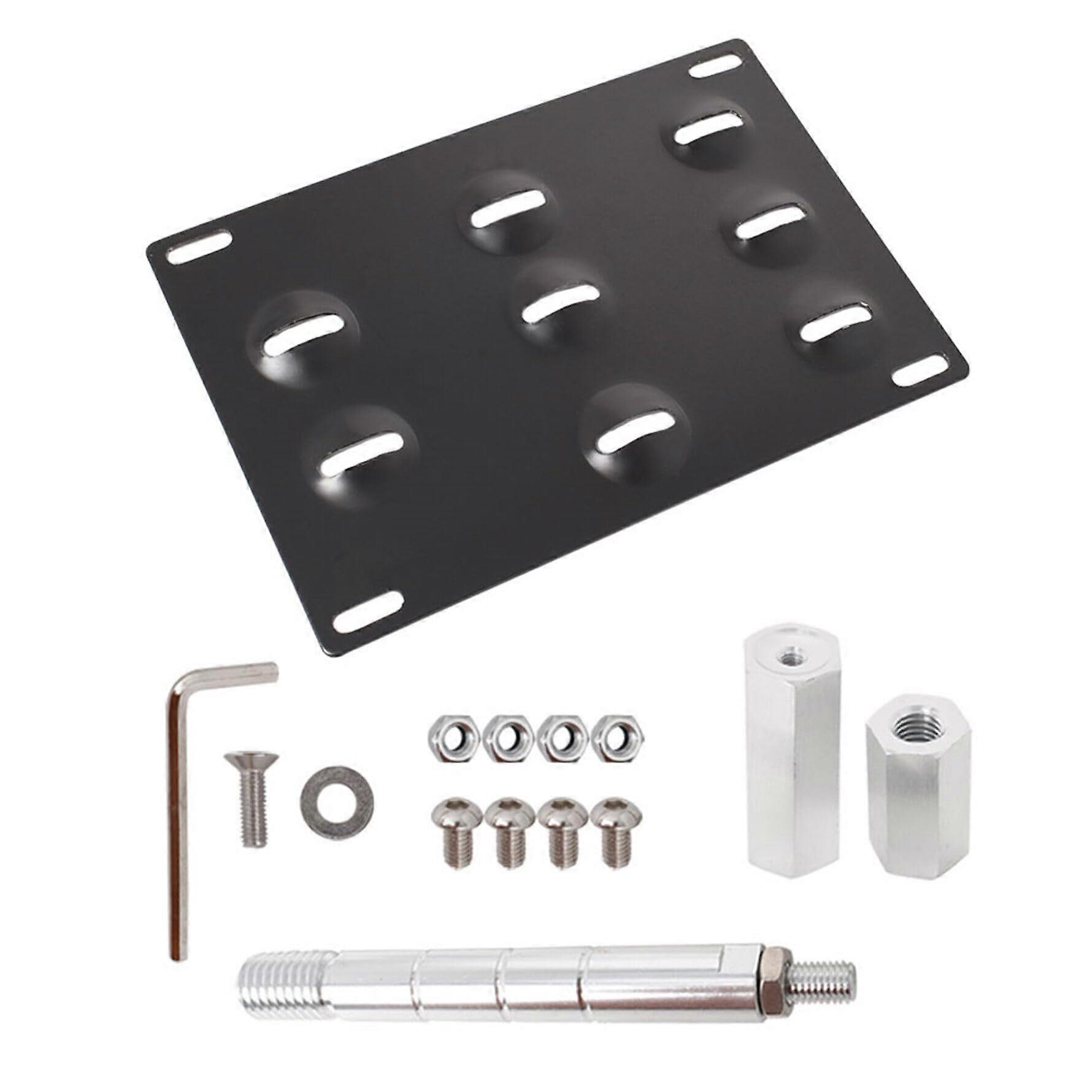 License Plate Bracket Front Bumper Tow Hook Mount for Mercedes GLK GLC GLA C E Class 20102020