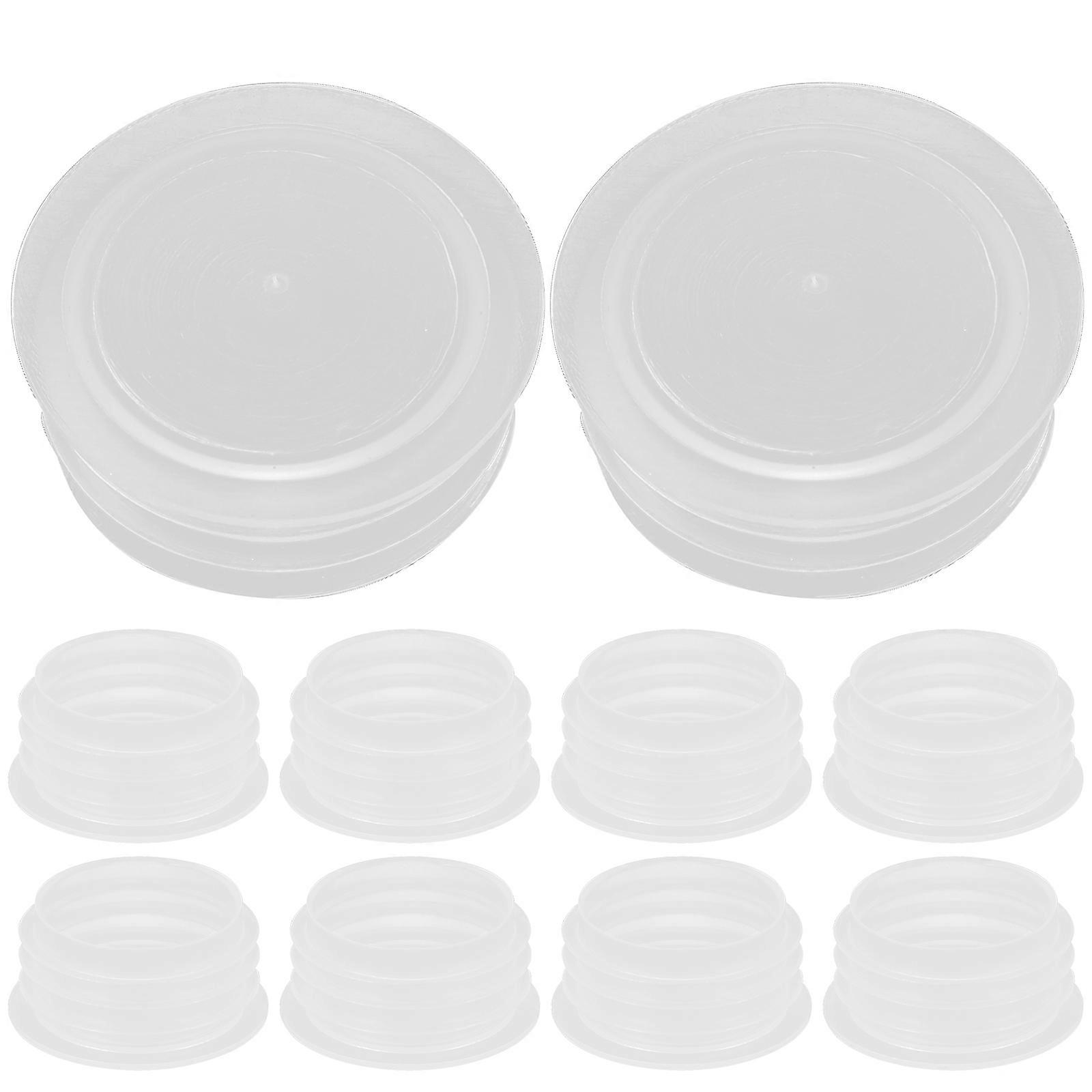Hole Stopper Bottle End Caps for Use with 100Pcs Transparent Plugs