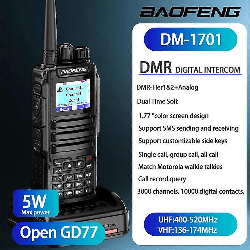 Digital & Analog Two-way Radio Gps Dual Mode: Vhf 136-174, Uhf, Tier 1+2, Dual