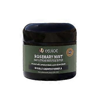 Manteca de raíz fortalecedora de romero y menta 2025, 2 oz, para cuero cabelludo seco, puntas abiertas y todo tipo de cabello