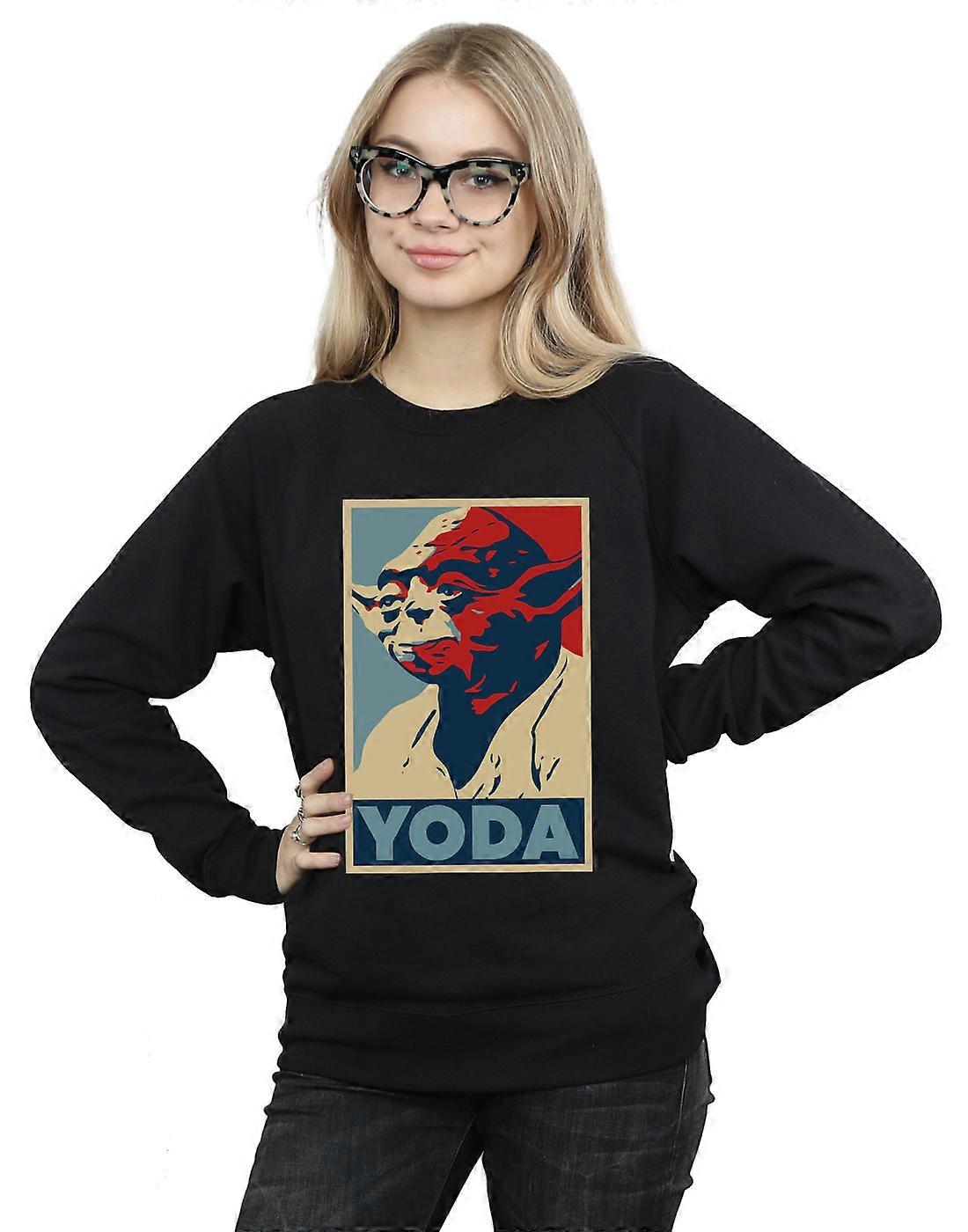 Star Wars Women's Yoda Poster Sweatshirt