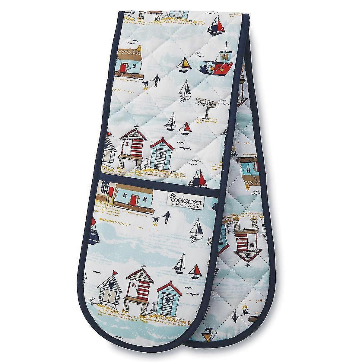 Cooksmart Beside the Seaside Double Oven Glove