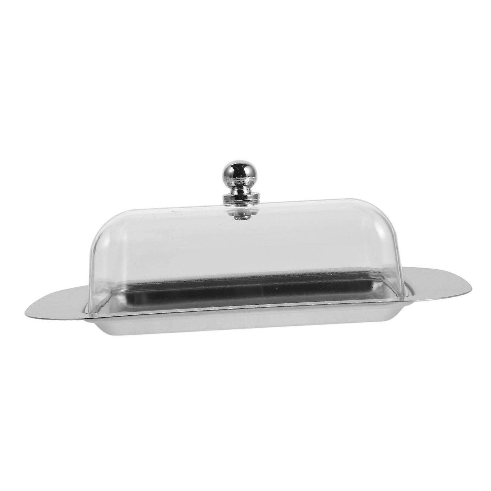 Butter Dish with Lid for Kitchen Storage, Compact Cheese Container, Elegant Multiuse Design