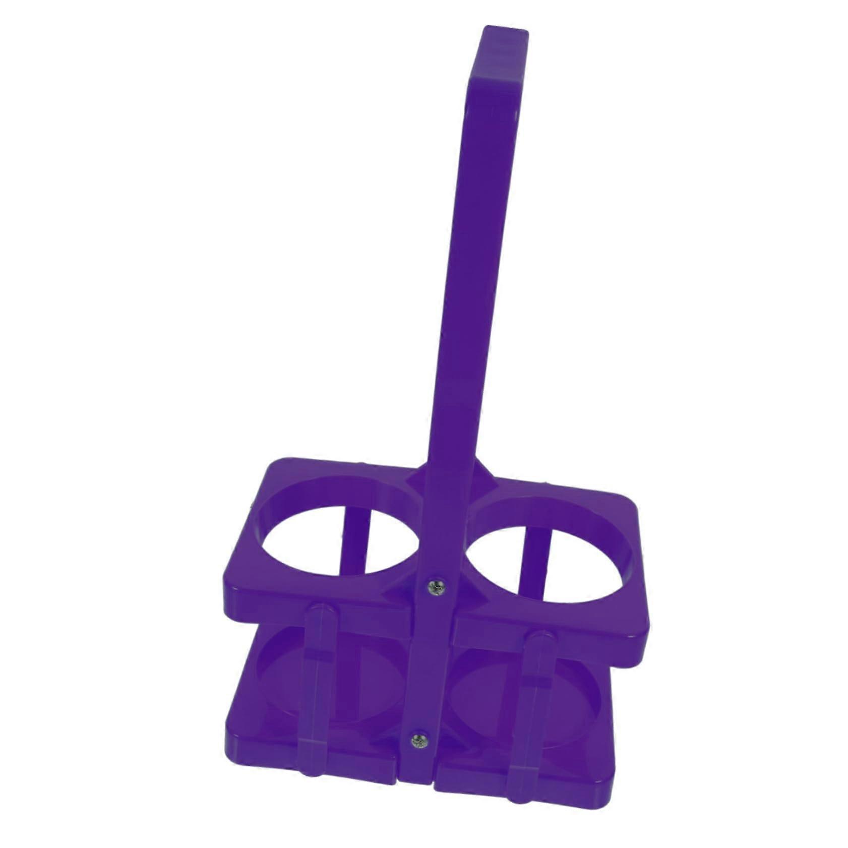 Beer Bottle Carrier with Ergonomic Grip, Foldable Wine Rack for Parties and Camping