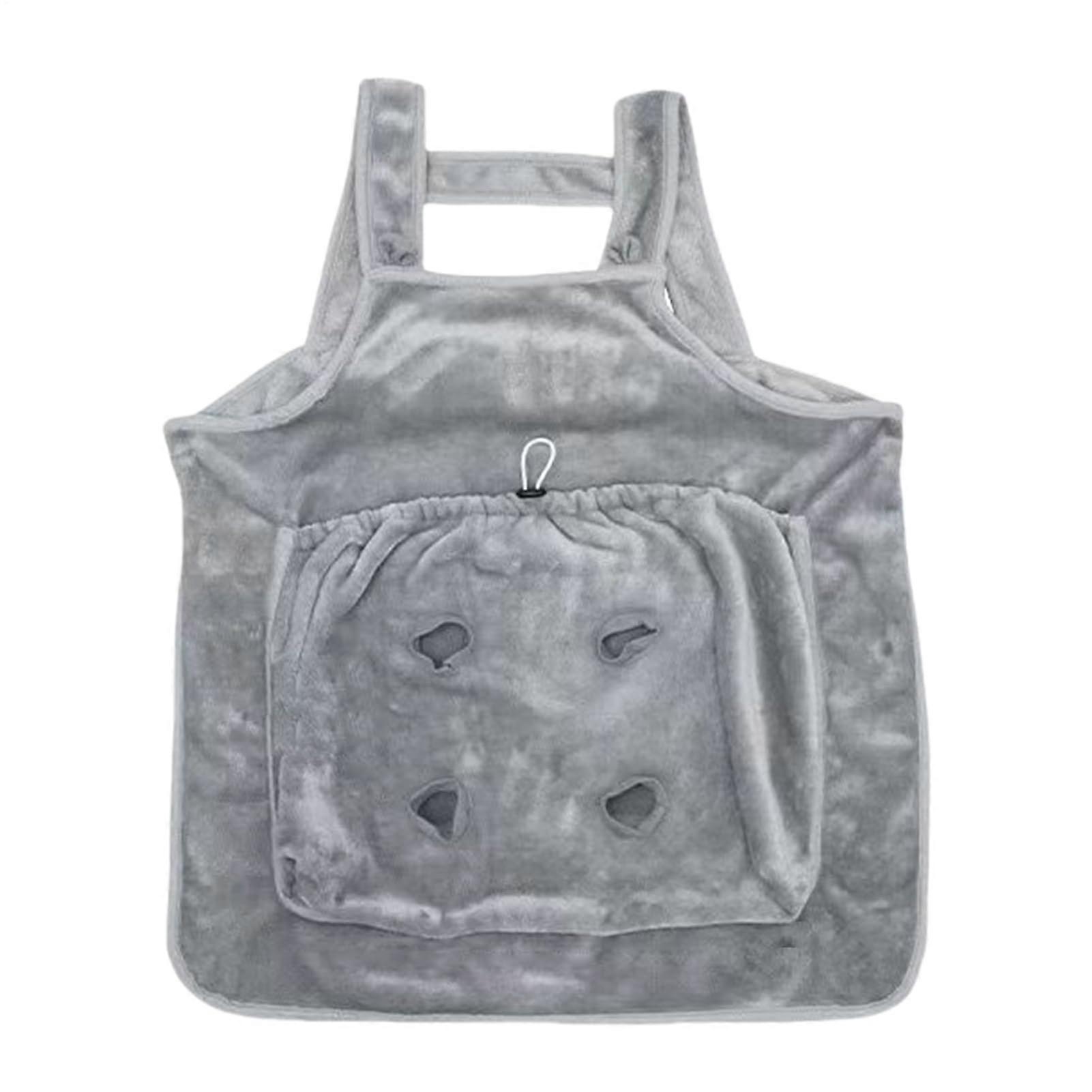 Cat Carrier Sling with Secure Adjustable Pocket, Breathable Lightweight Apron for Walking and Cooking