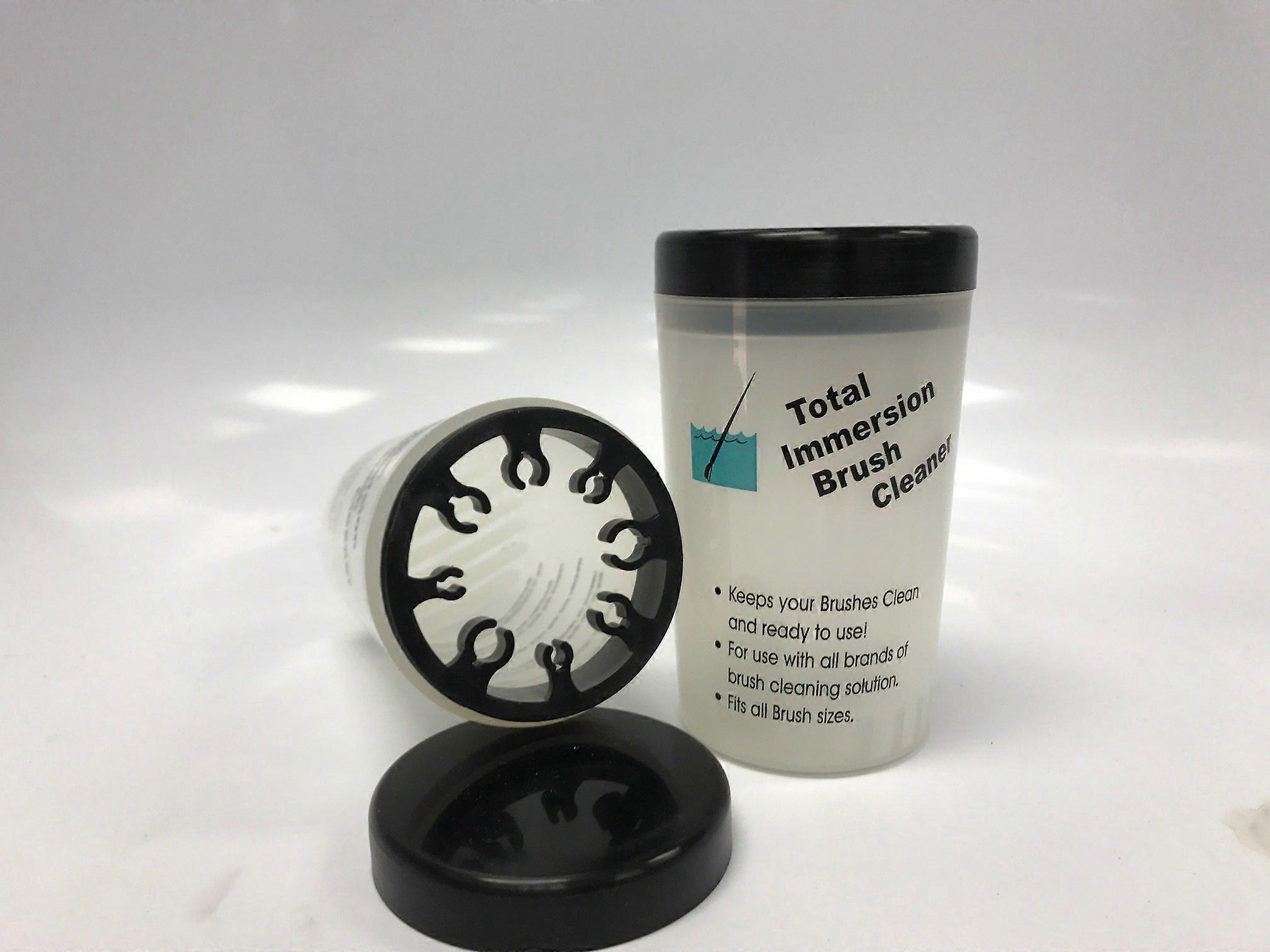 Total Immersion Brush Cleaning Jar for Deep Clean Makeup Brushes and Protects Brush Ferrules