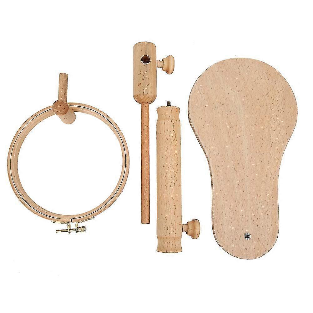 Adjustable Embroidery Hoop Desktop Pictures Frames DIY HandMade Material Set(Type C)