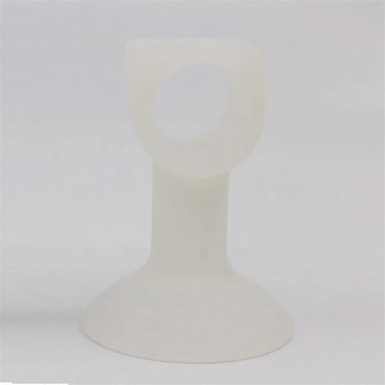 Door Stopper and Handle Buffer Set, White Silicone Noise Reduction Impact Protection, 5Pcs