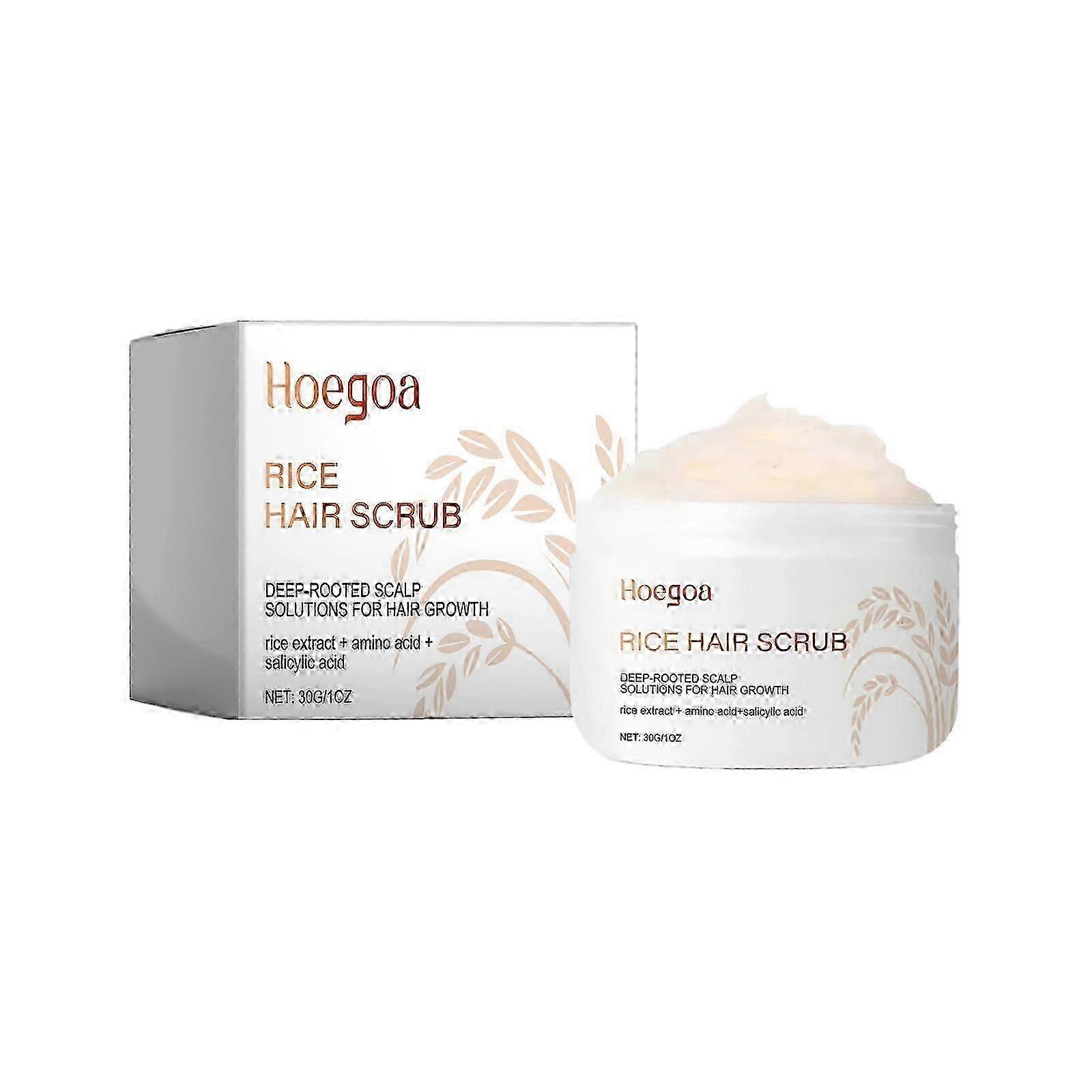 Rice Head Scrub Cleans Dandruff