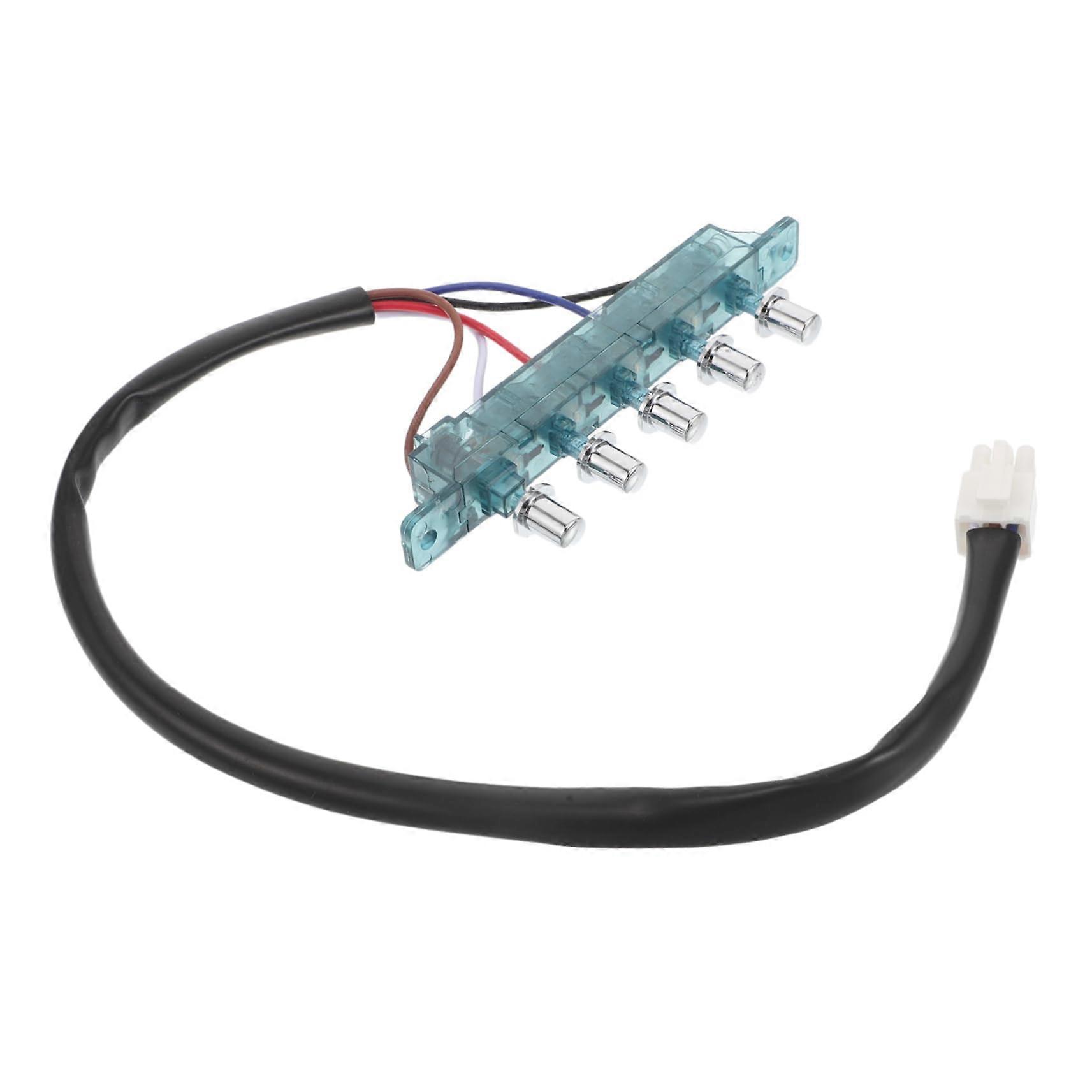 Range Hood Control Panel with Five Button Switch, Durable Universal Replacement for Kitchen Ventilation