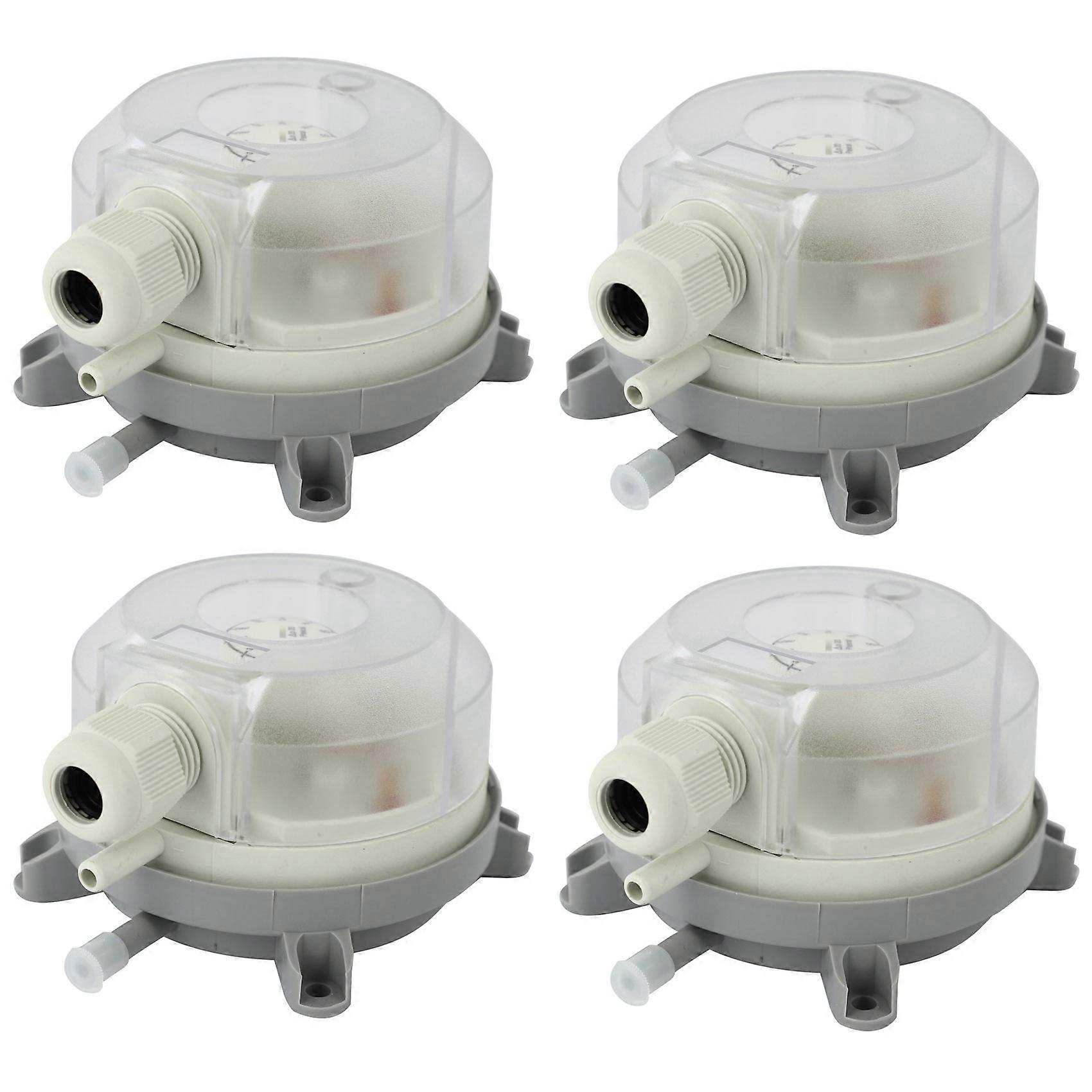 4X Air Differential Pressure Switch 50-500Pa Adjustable Micro- Pressure Air Switch