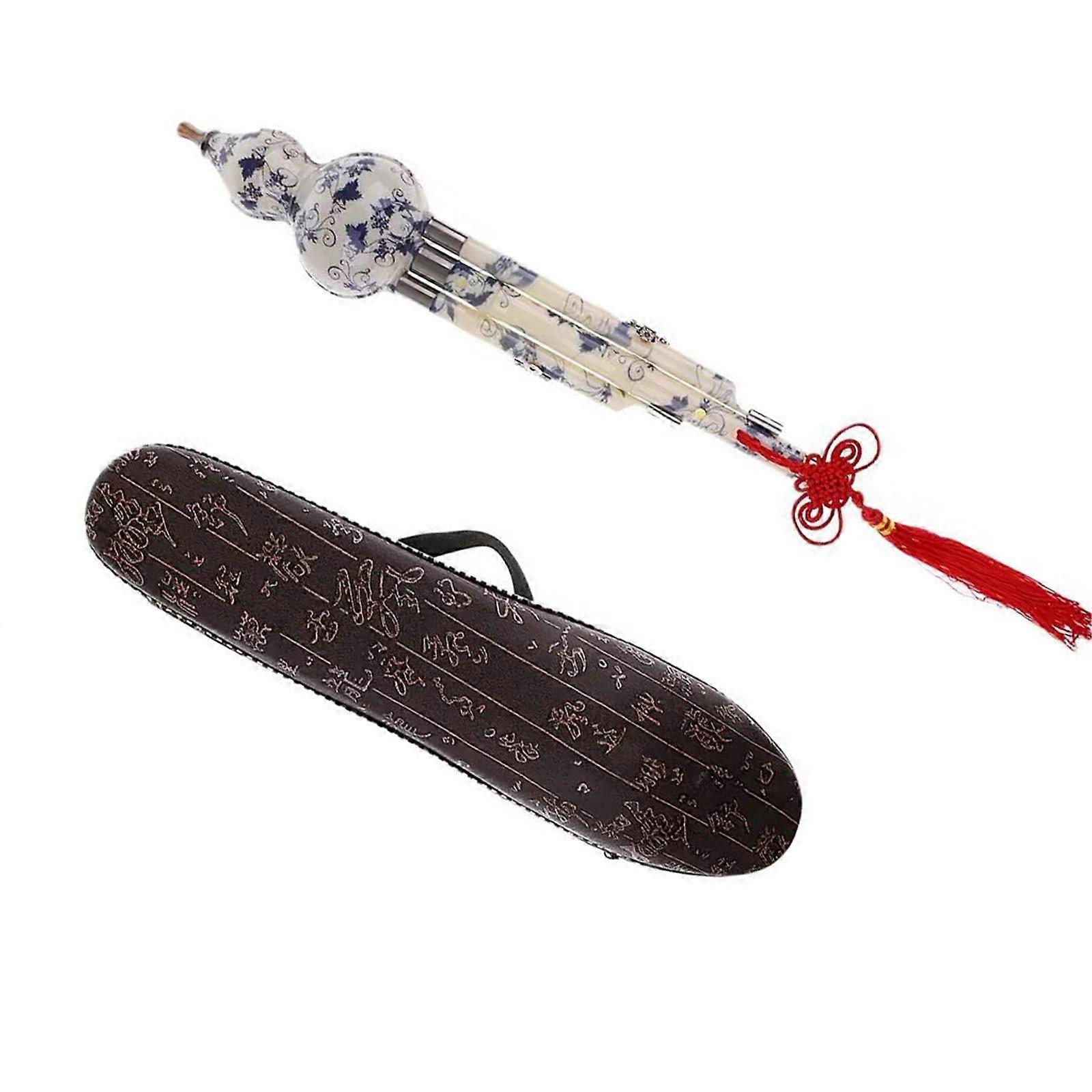 Beginner Hulusi Flute C/Bb Key with Pleasant Clear Tone and Compact Pocket Size