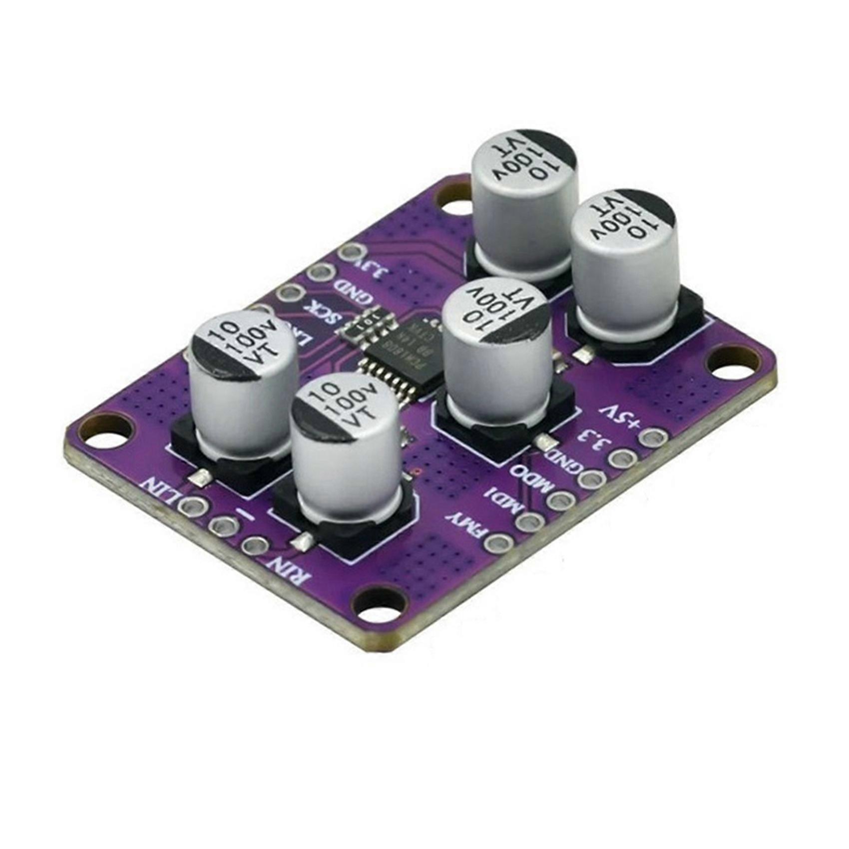 2X PCM1808 105dB SNR Audio Stereo ADC Single-Ended Analog-Input Decoder 24bit Amplifier Board Player Module
