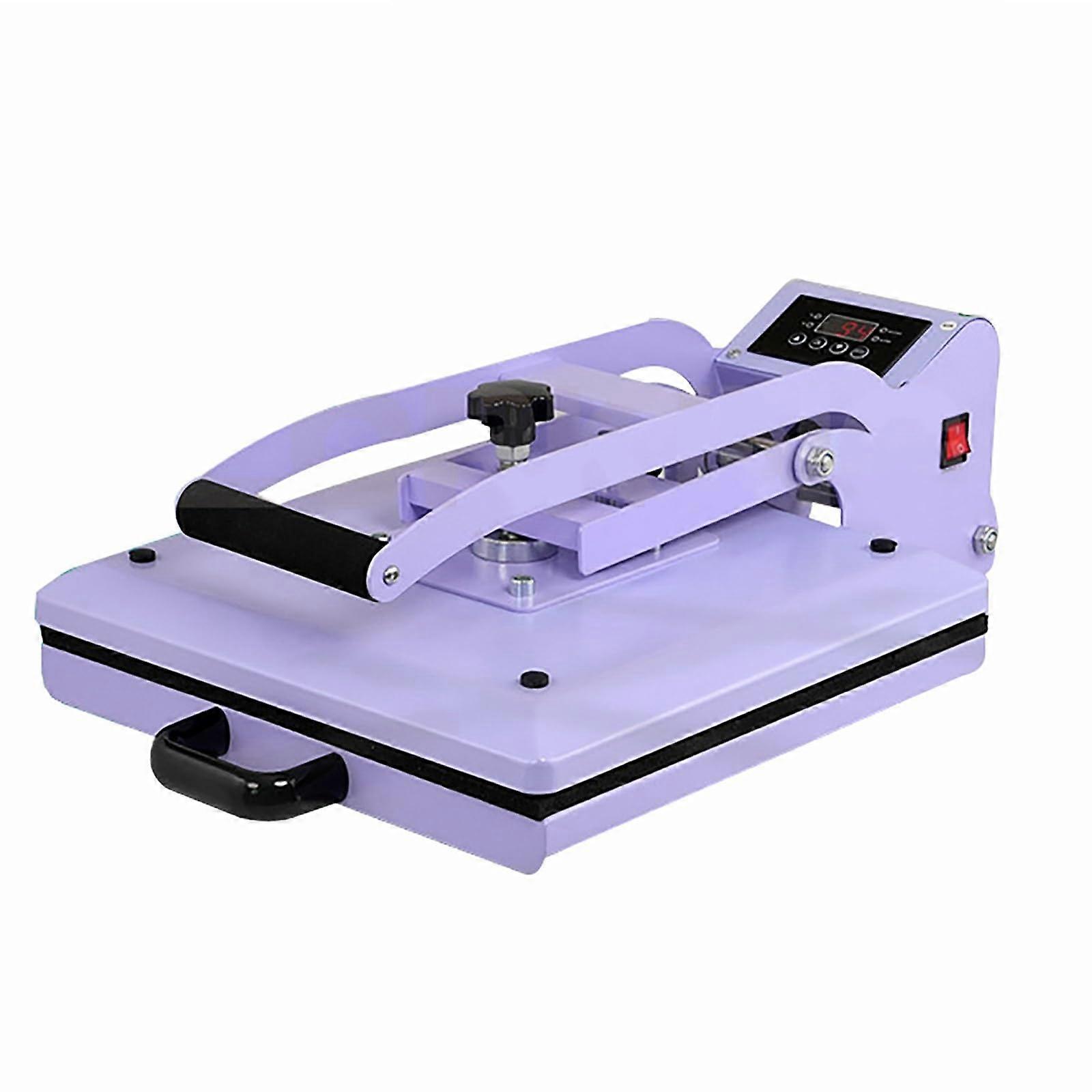 15x15in Clamshell Heat Press Machine for TShirts Vinyl Sublimation with Precise Temp Control