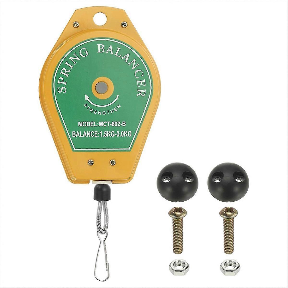 Retractable Spring Balancer, Bearing Spring Tool 3.3-6.6lbs (1.5-3kg)
