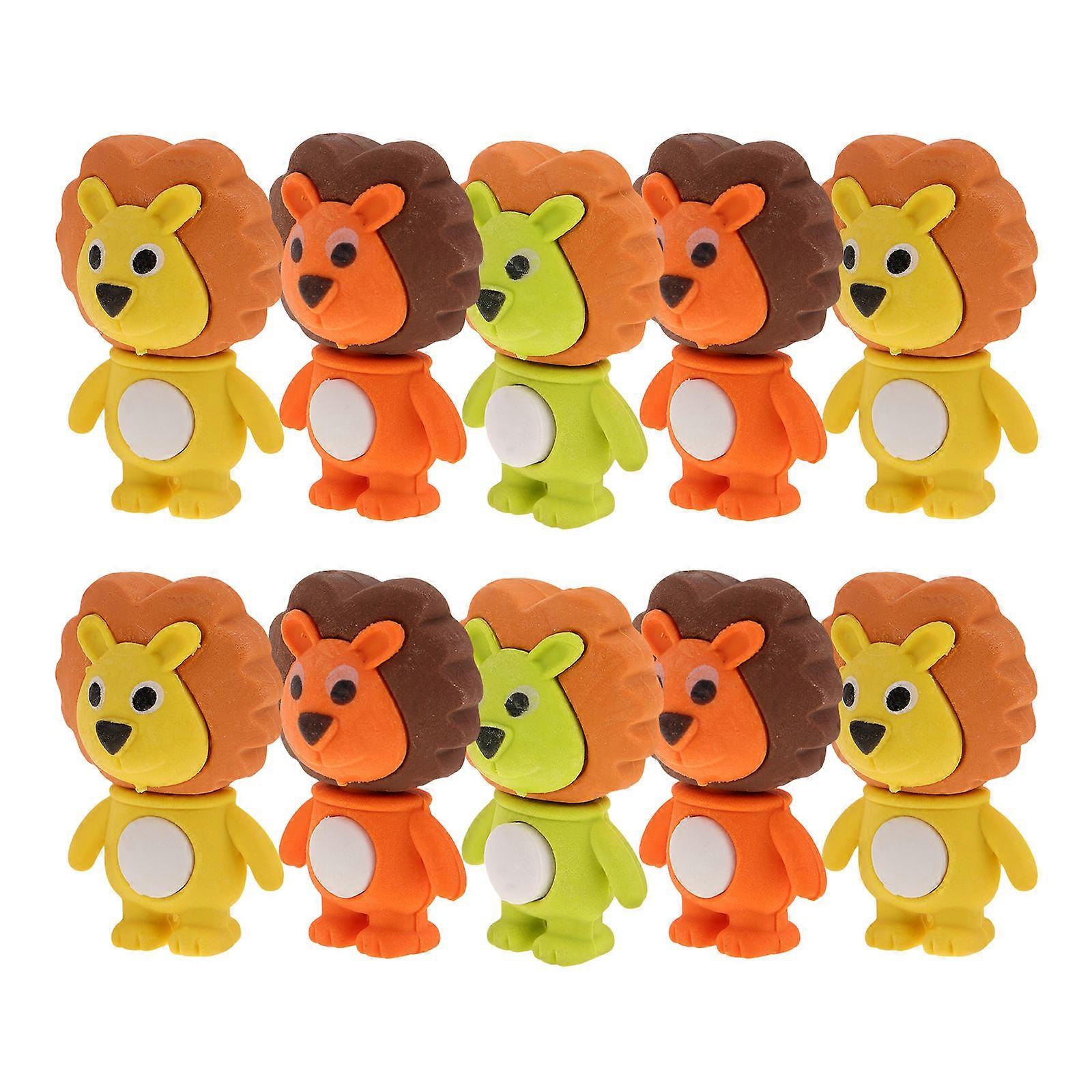 Kids Tpr Erasers 3D Animals Erasers for School Use 18Pcs Assorted