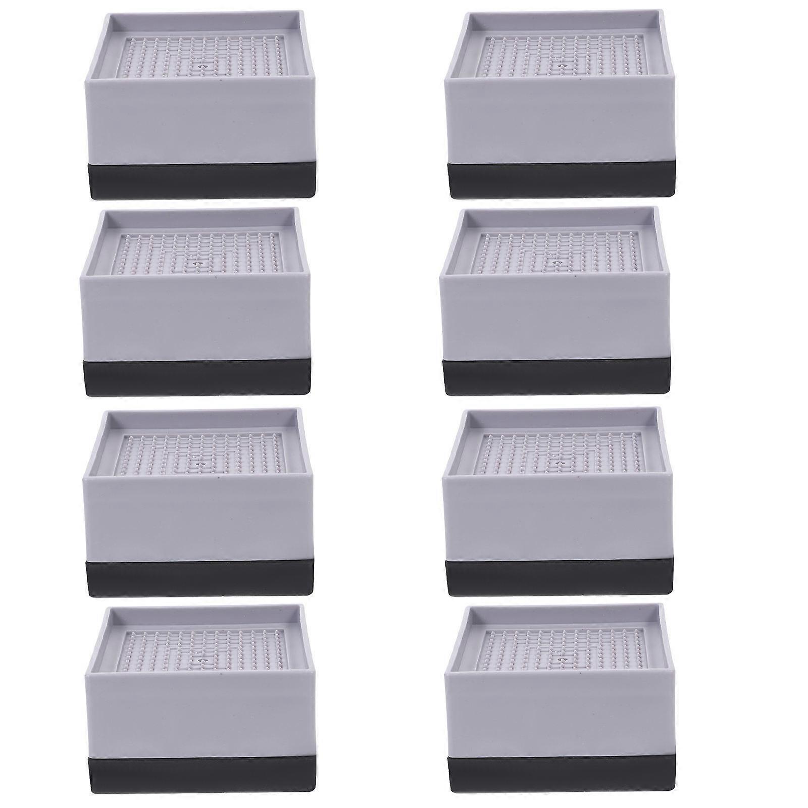 Plastic Furniture Riser Bed Risers for Home 8Pcs Bed Heightened Risers