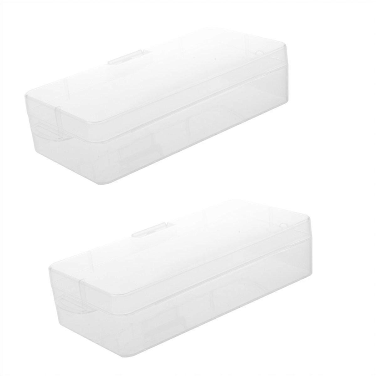 Clear Plastic Jewelry Rectangle Case Box Holder Container