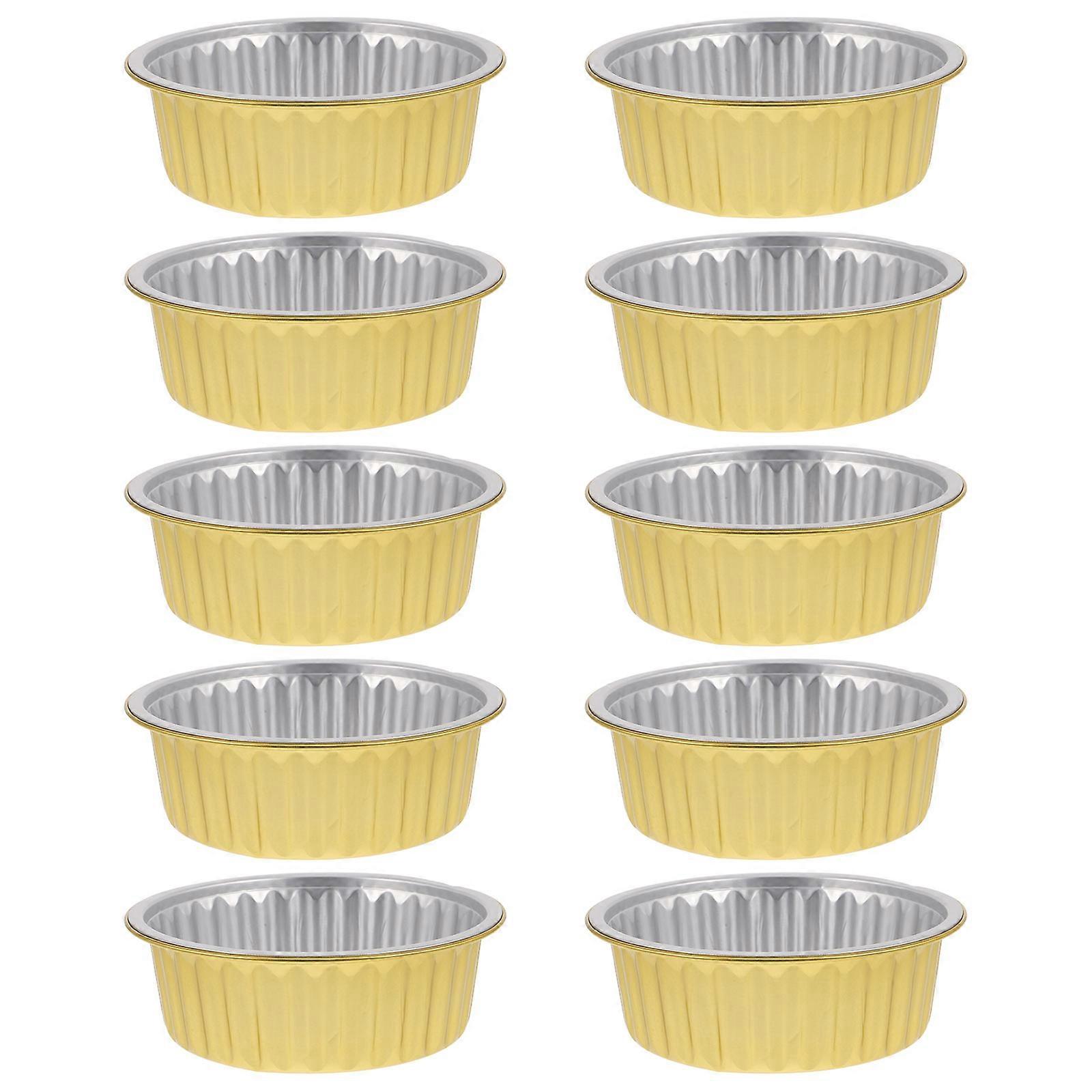 Disposable Aluminum Foil Boxes 10Pcs Pans for Kitchen Use