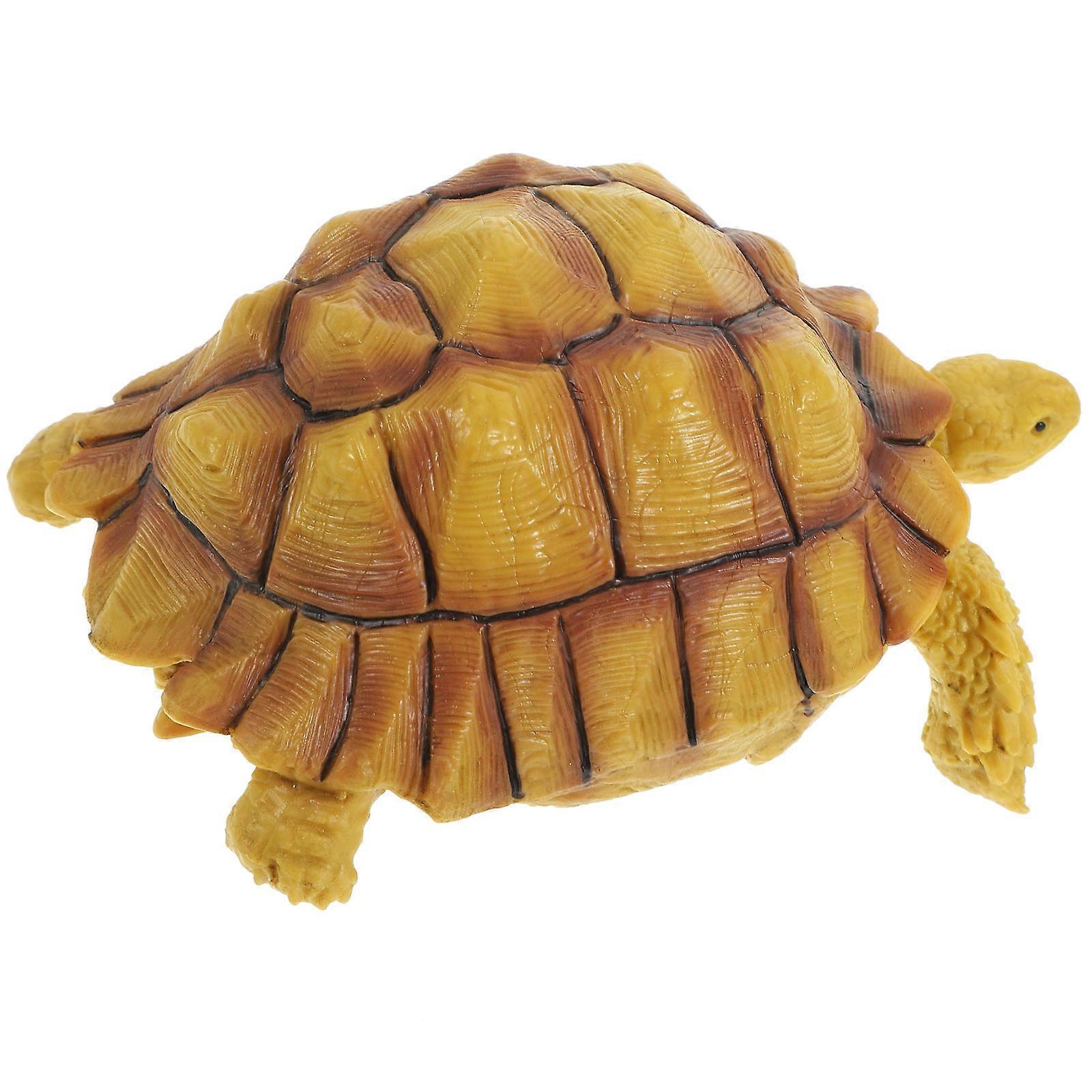 Turtle Figurine Simulation Turtle Ornament for Decoration 3Pcs Set