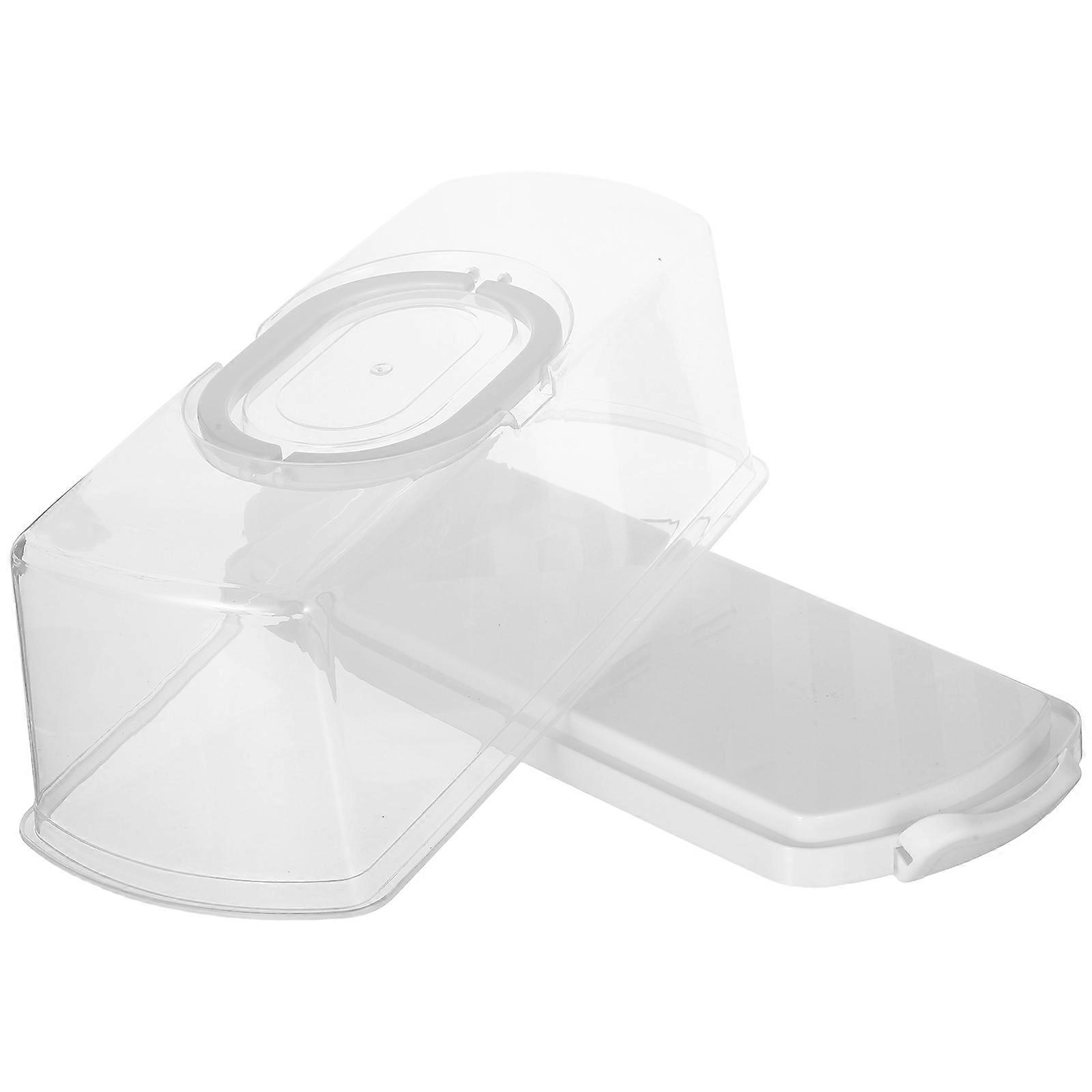 Long Rectangular Toast Box for Bread Storage with Portable Design