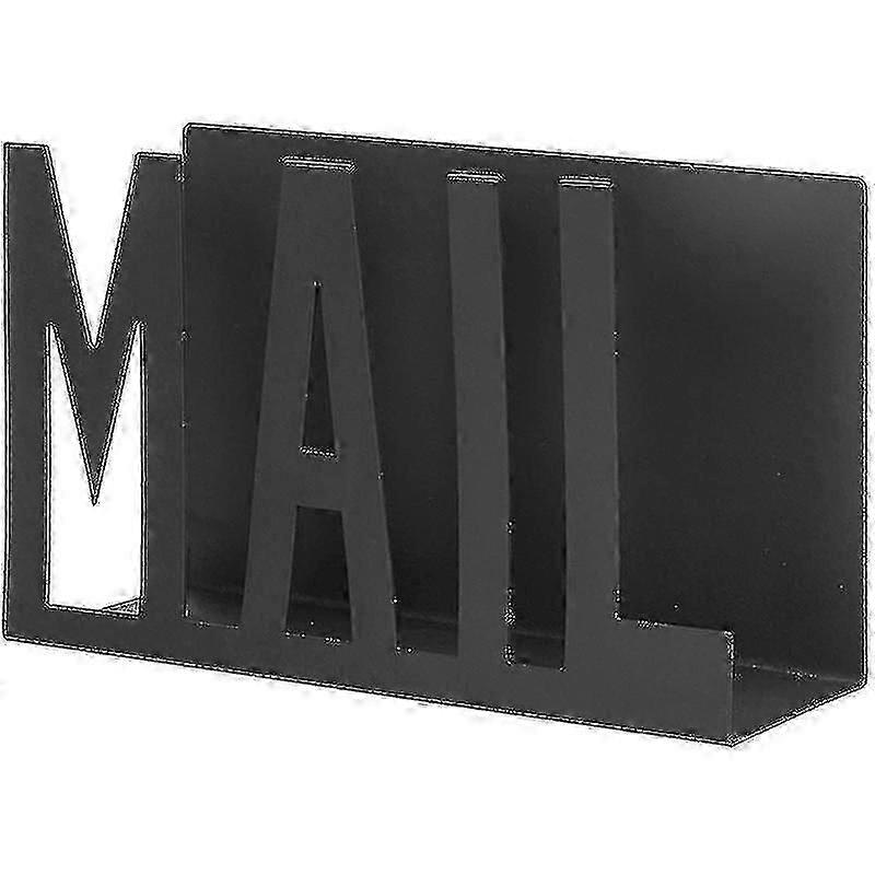 Black Metal Desktop Cutout Post Brevholder