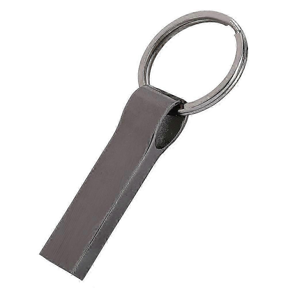 Portable Mini Flash Disk High Speed Flash Drive Metal USB Disk Silver(128G)